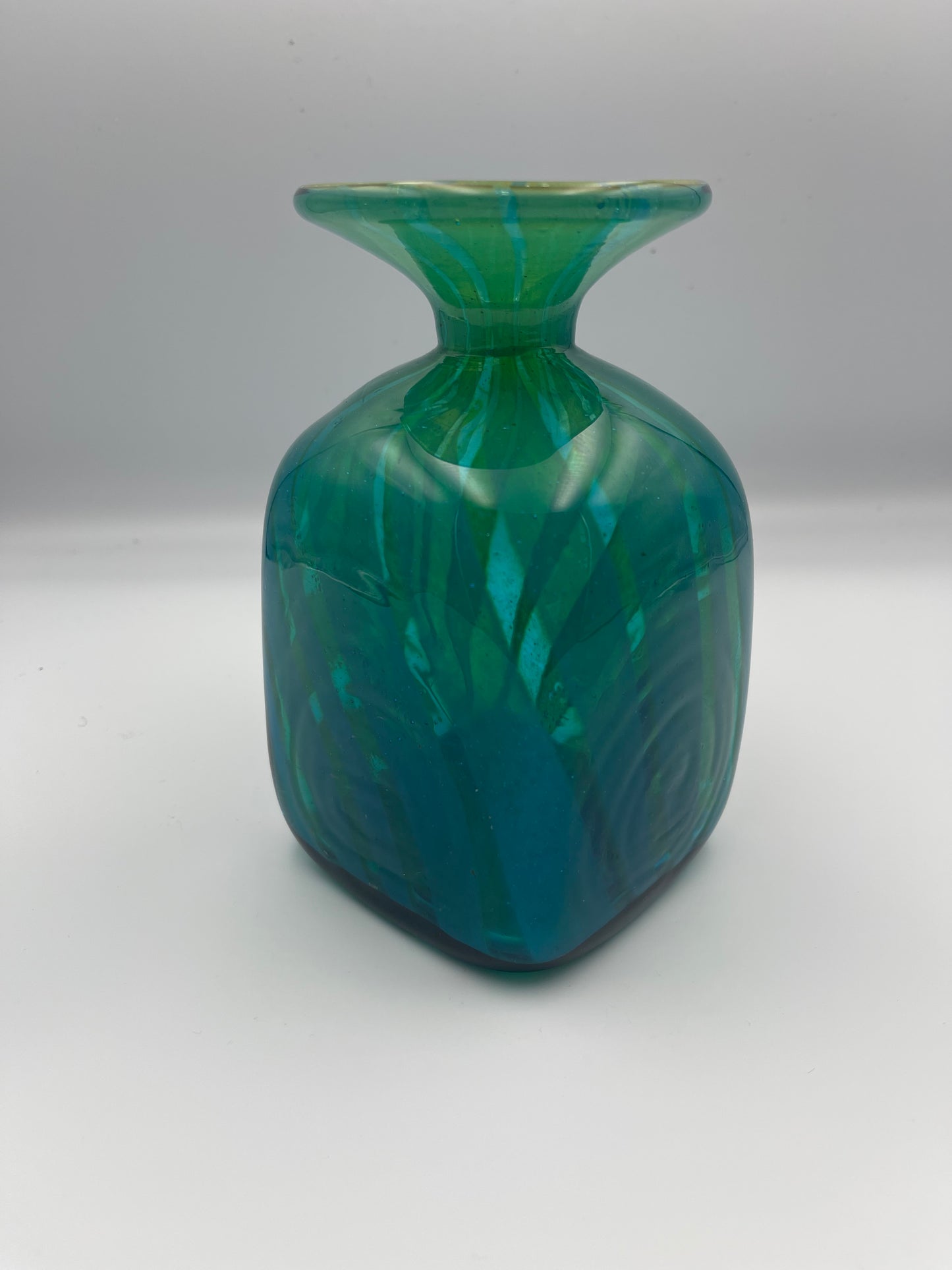Midcentury M'dina Ming Maltese Glass Bottle Vase