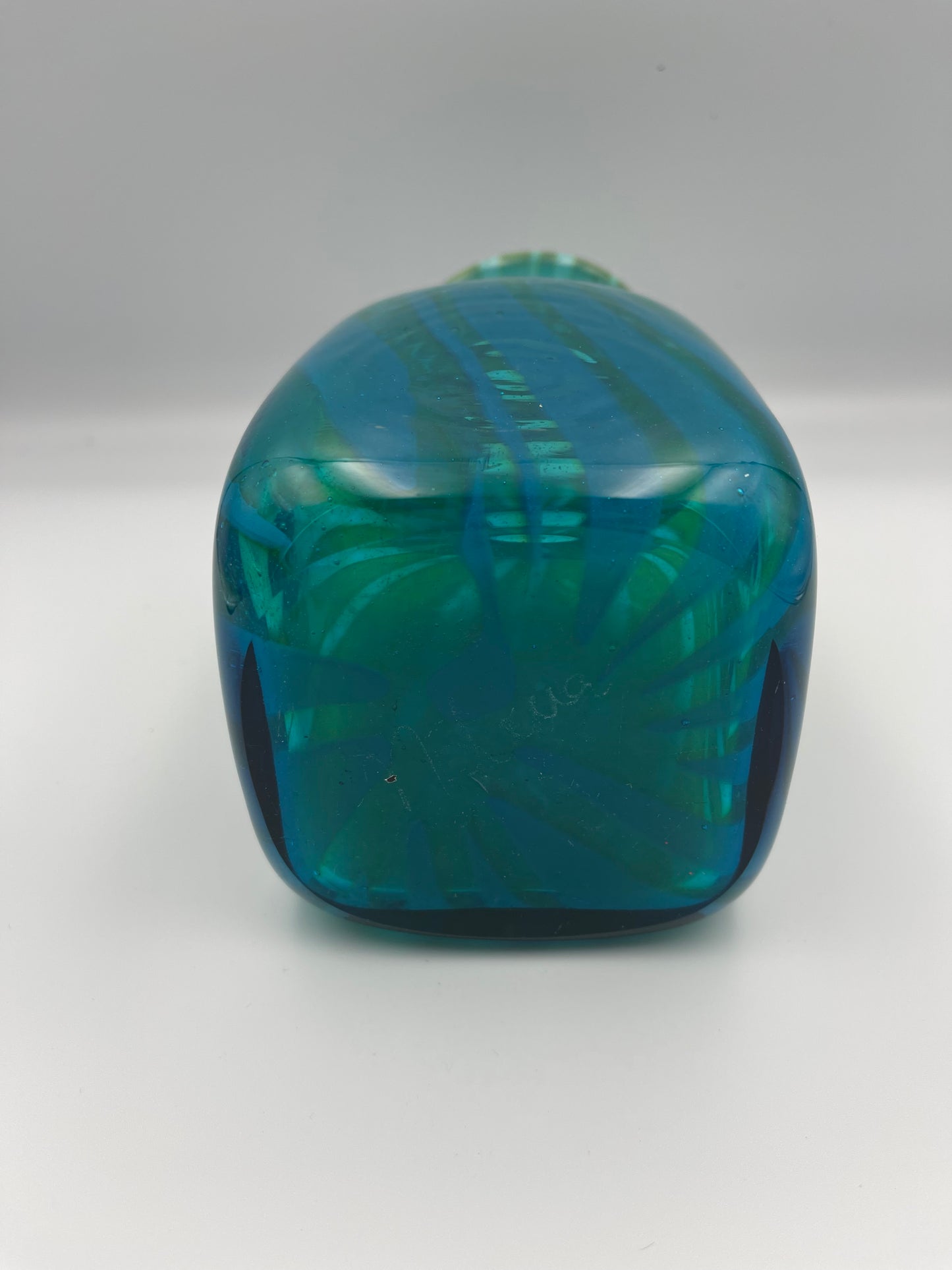 Midcentury M'dina Ming Maltese Glass Bottle Vase