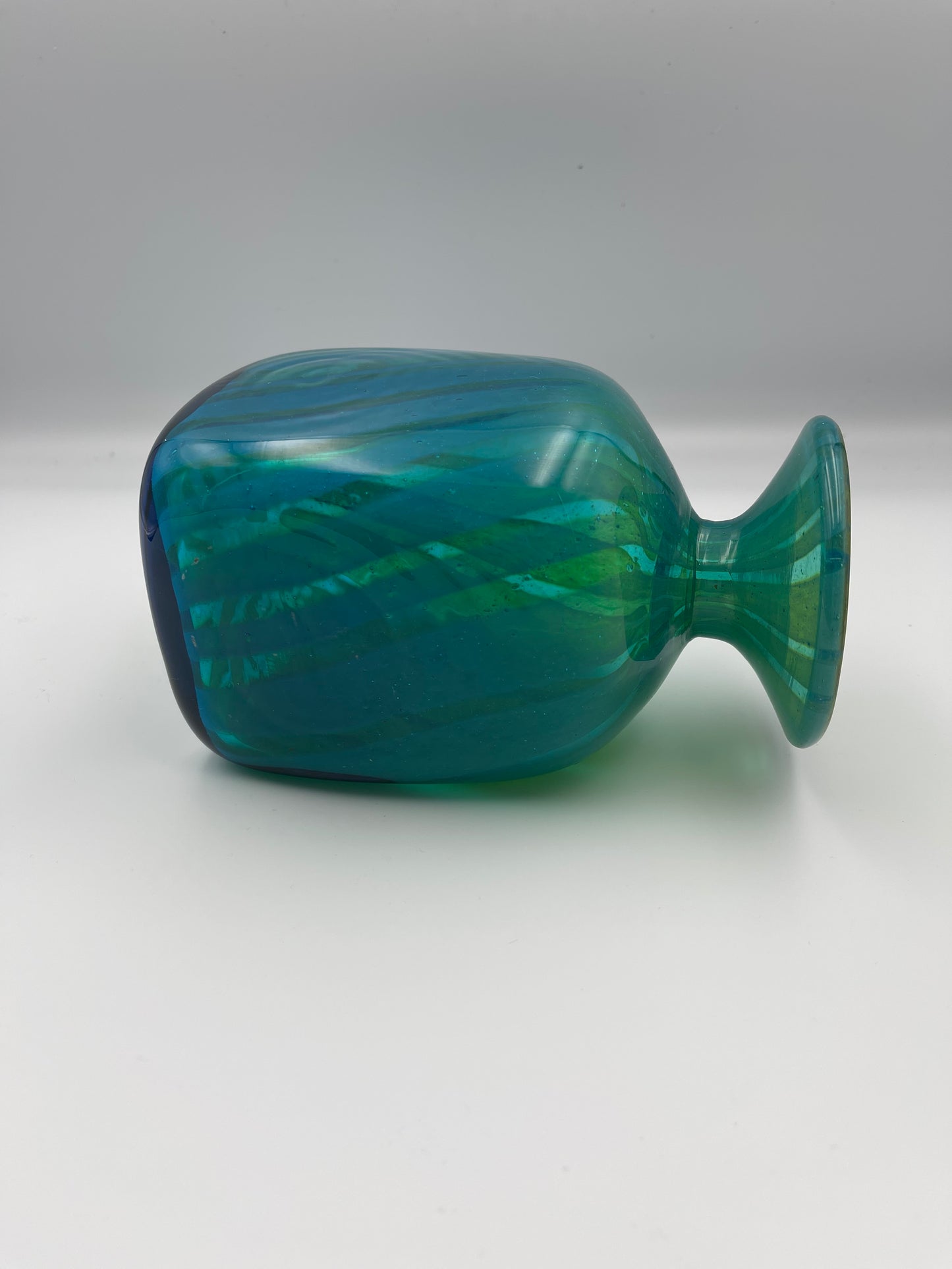 Midcentury M'dina Ming Maltese Glass Bottle Vase