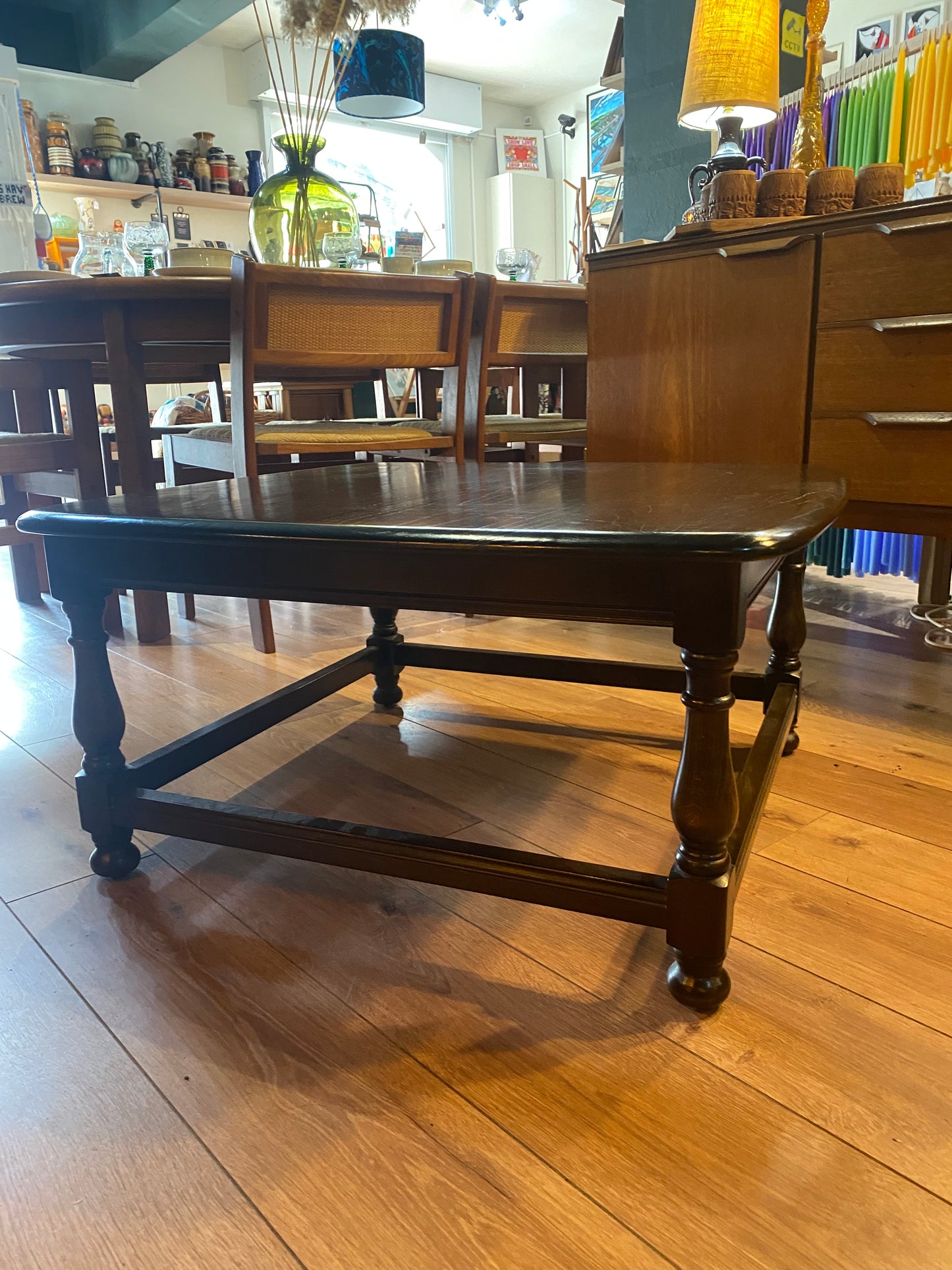 Ercol Colonial square table model 711