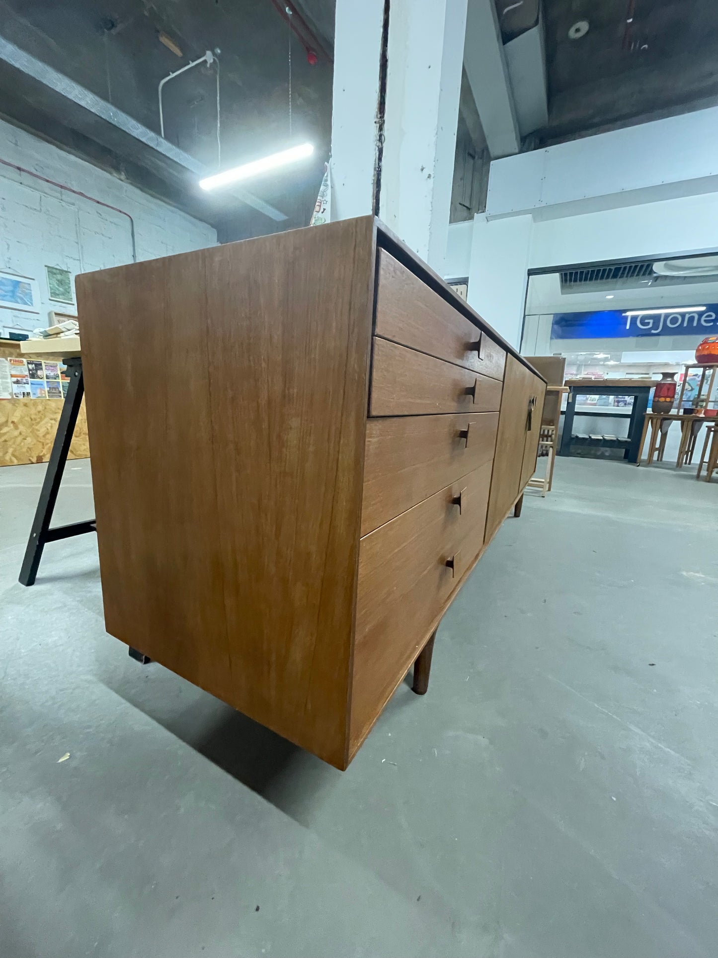Ib Kofod Larsen teak sideboard 1960s for G Plan’s Danish Range.