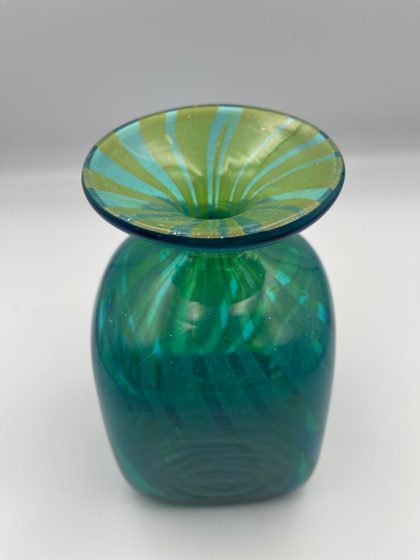 Midcentury M'dina Ming Maltese Glass Bottle Vase