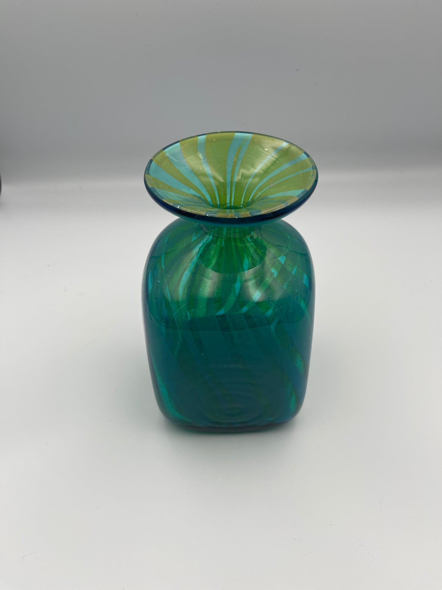 Midcentury M'dina Ming Maltese Glass Bottle Vase