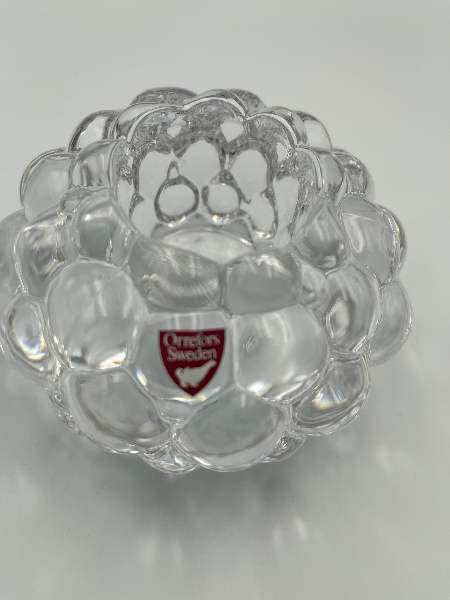 Prefers Raspberr crystal glass Votive candle holder