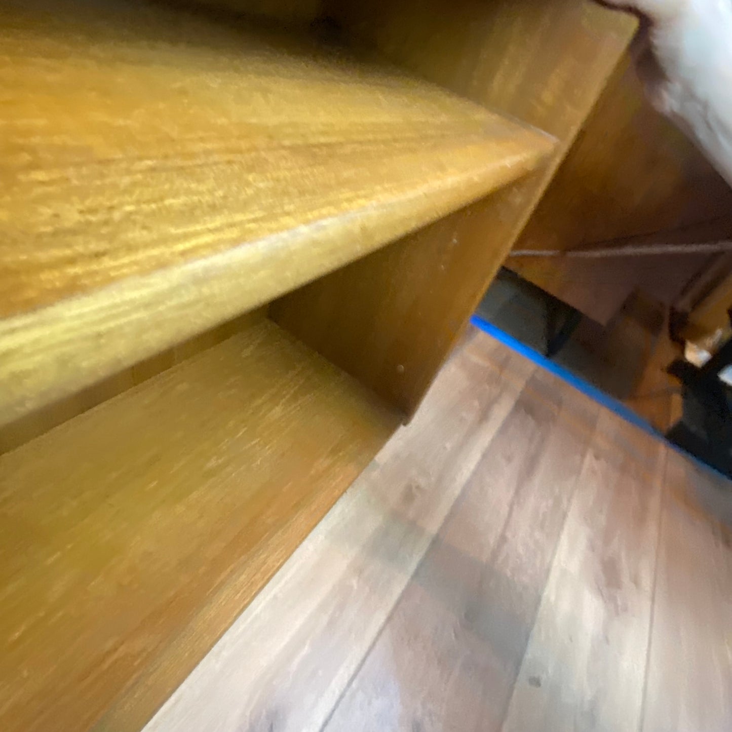 Small teak Parket Knoll Midcentury cabinet