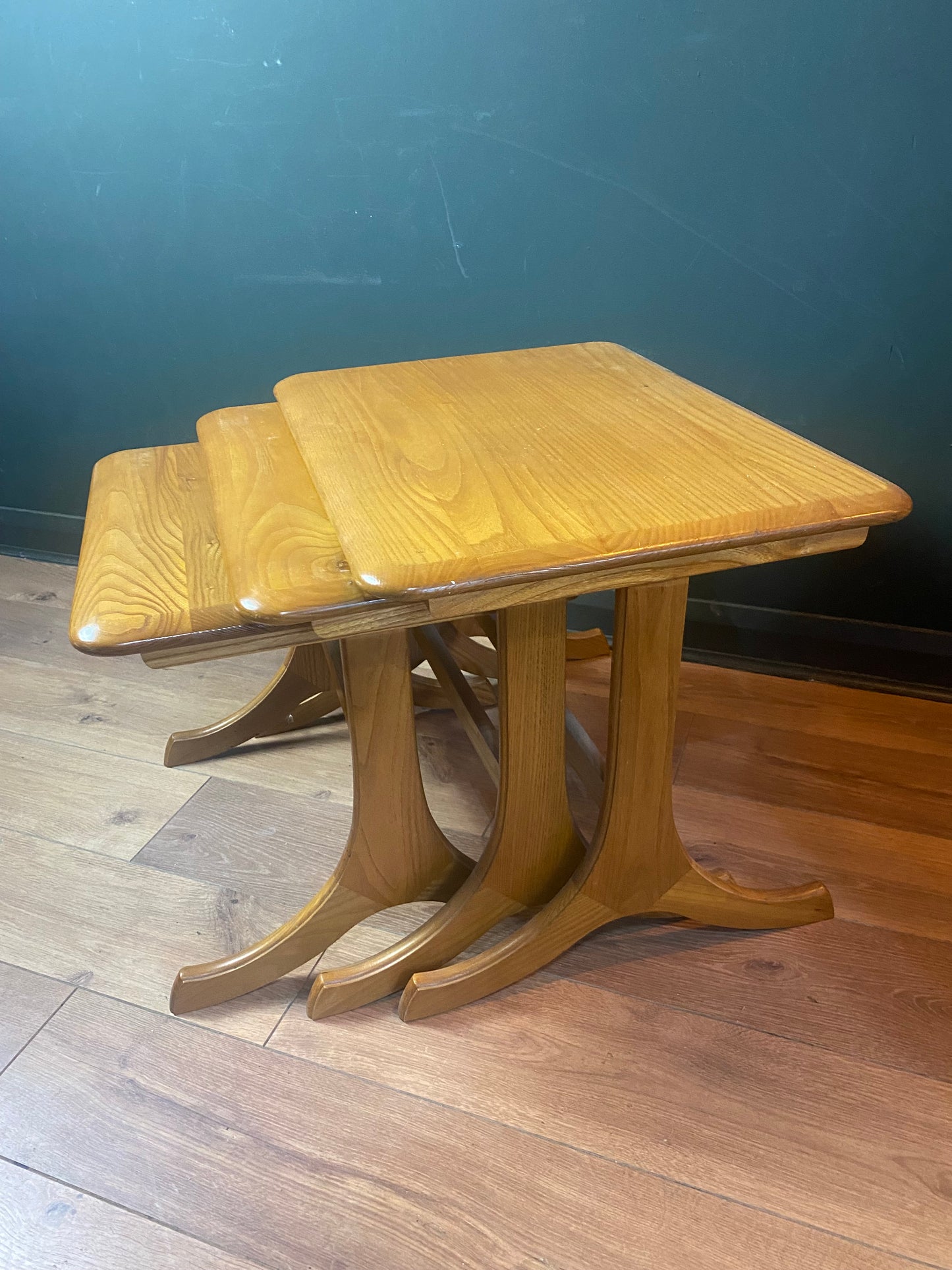 Neat of solid elm coffee tables