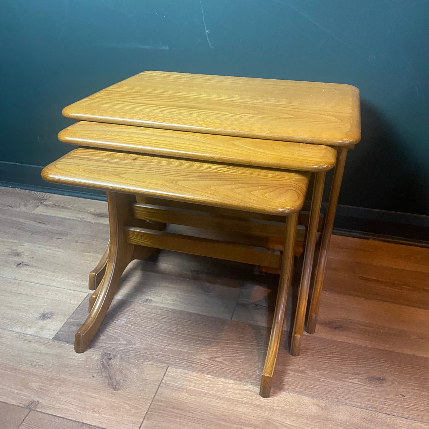 Neat of solid elm coffee tables