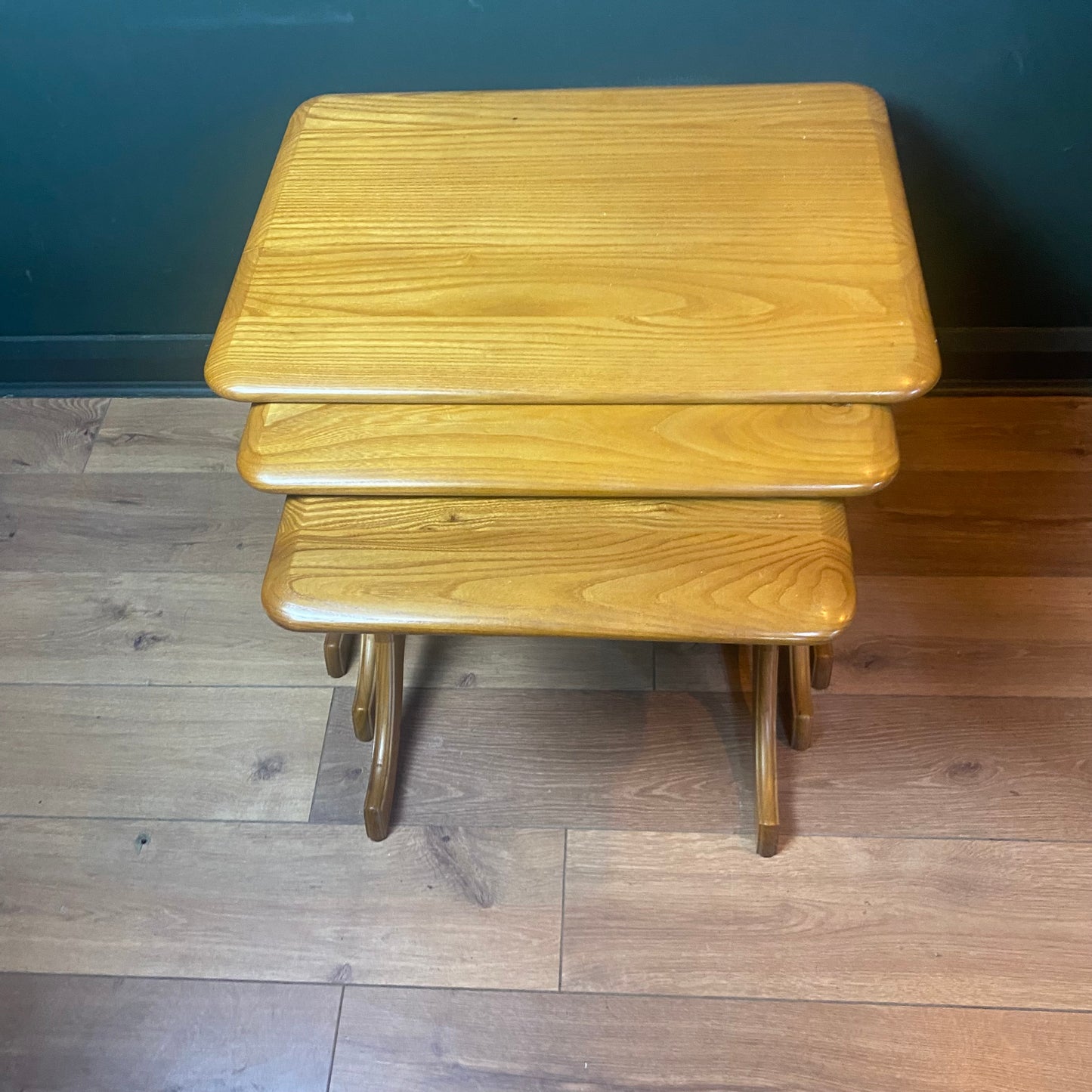 Neat of solid elm coffee tables