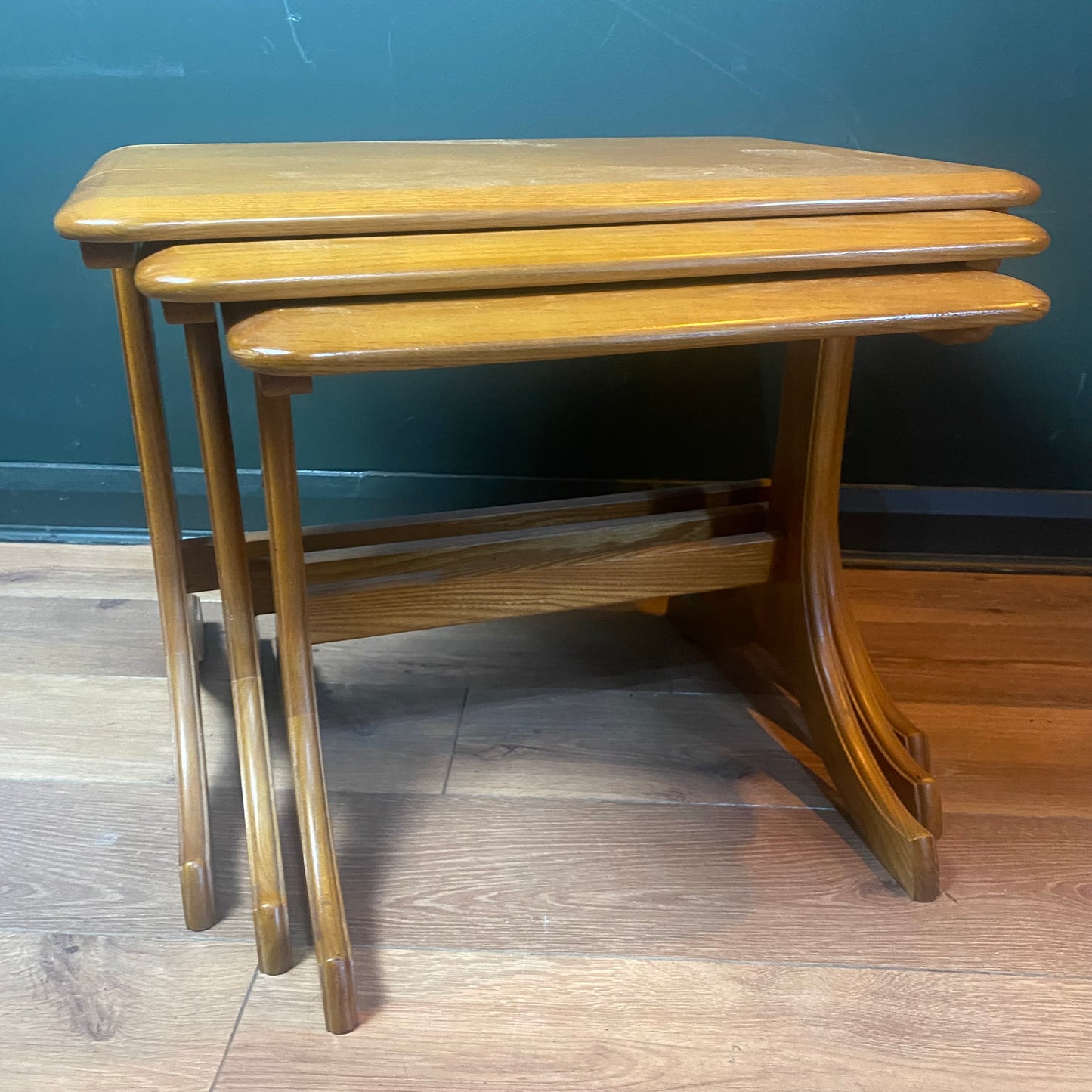 Neat of solid elm coffee tables