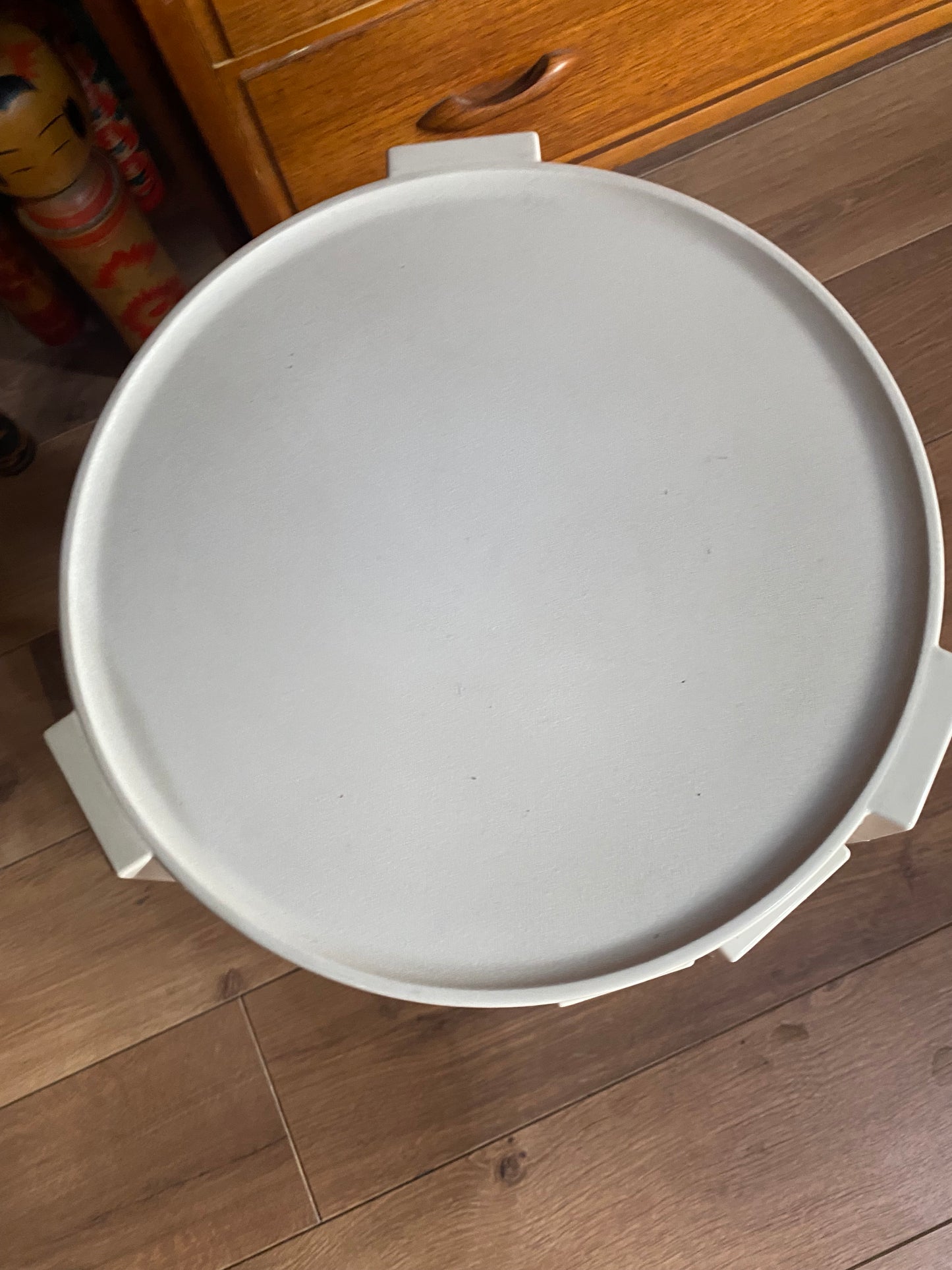 Modernist 1970s set of plastic nesting tables