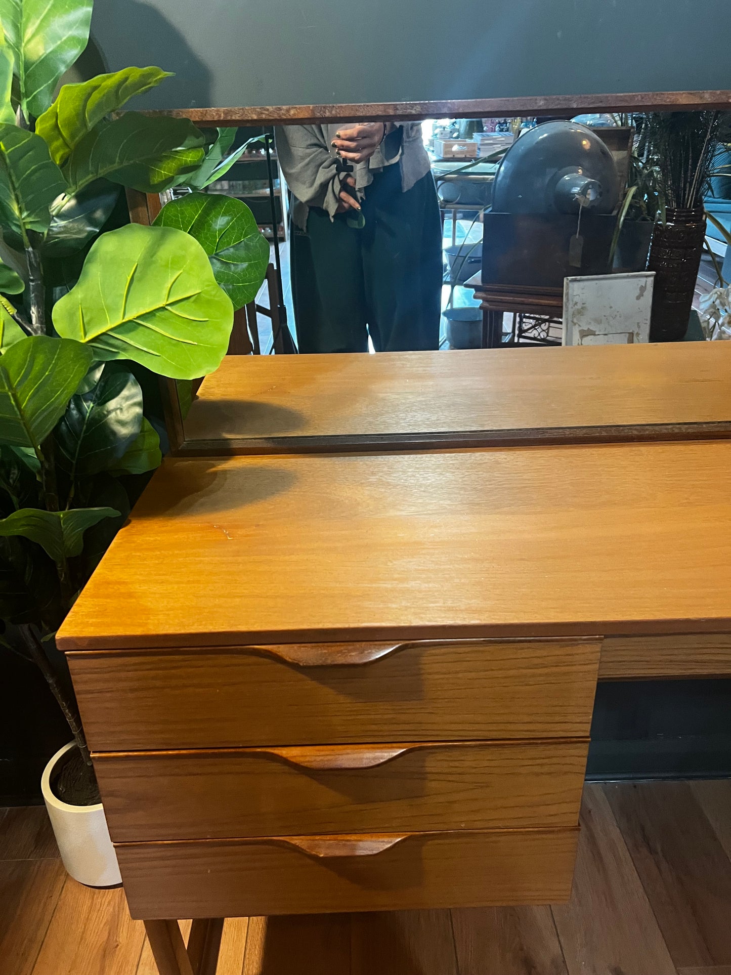 Europa teak midcentury dressing table