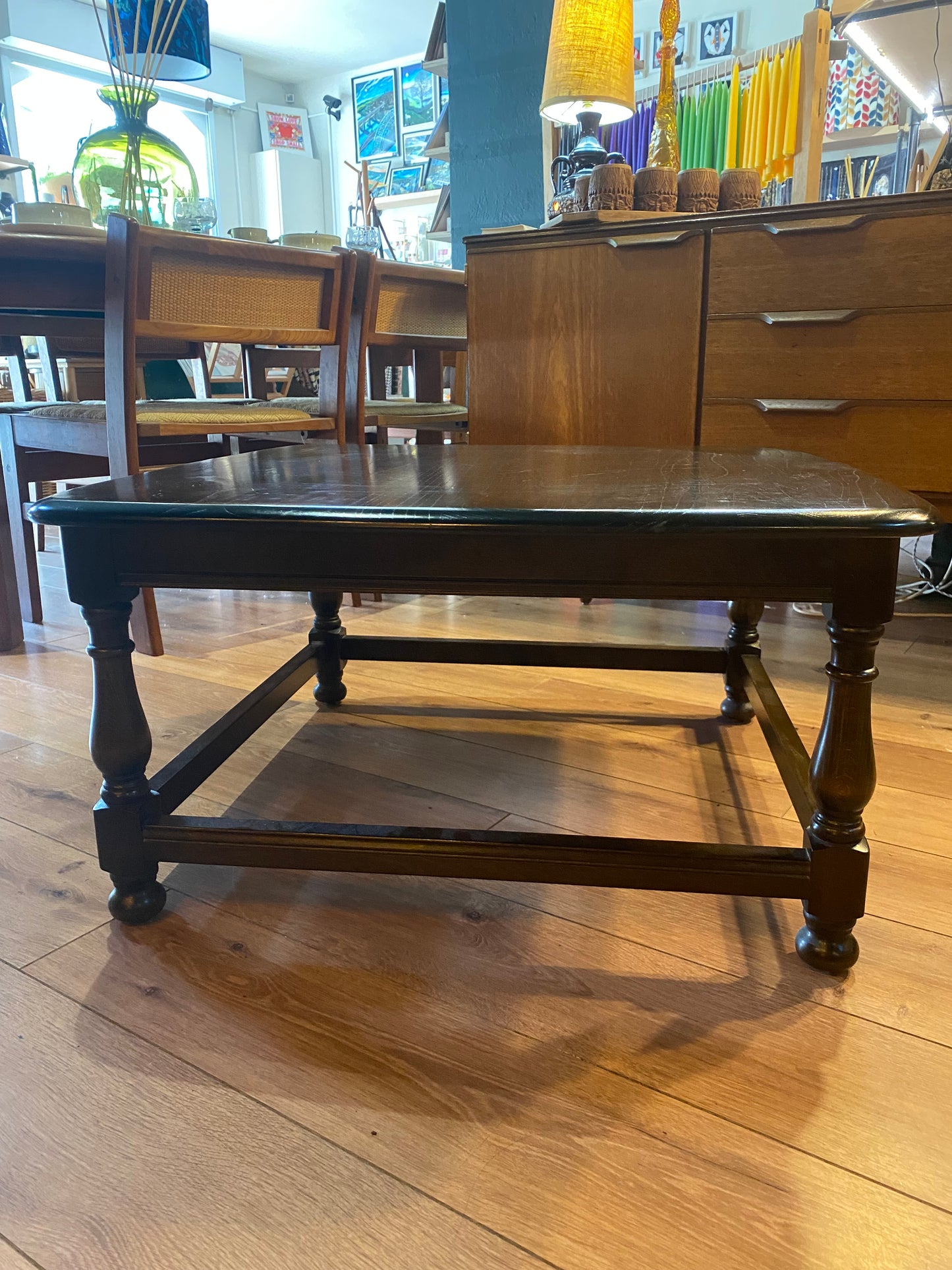 Ercol Colonial square table model 711