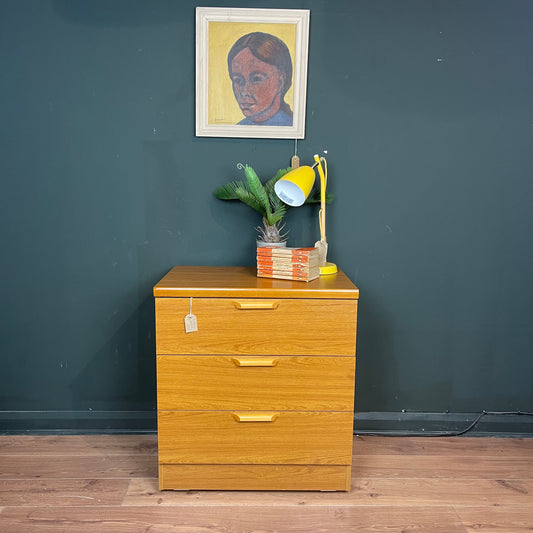 Vintage 1960's bedside drawers