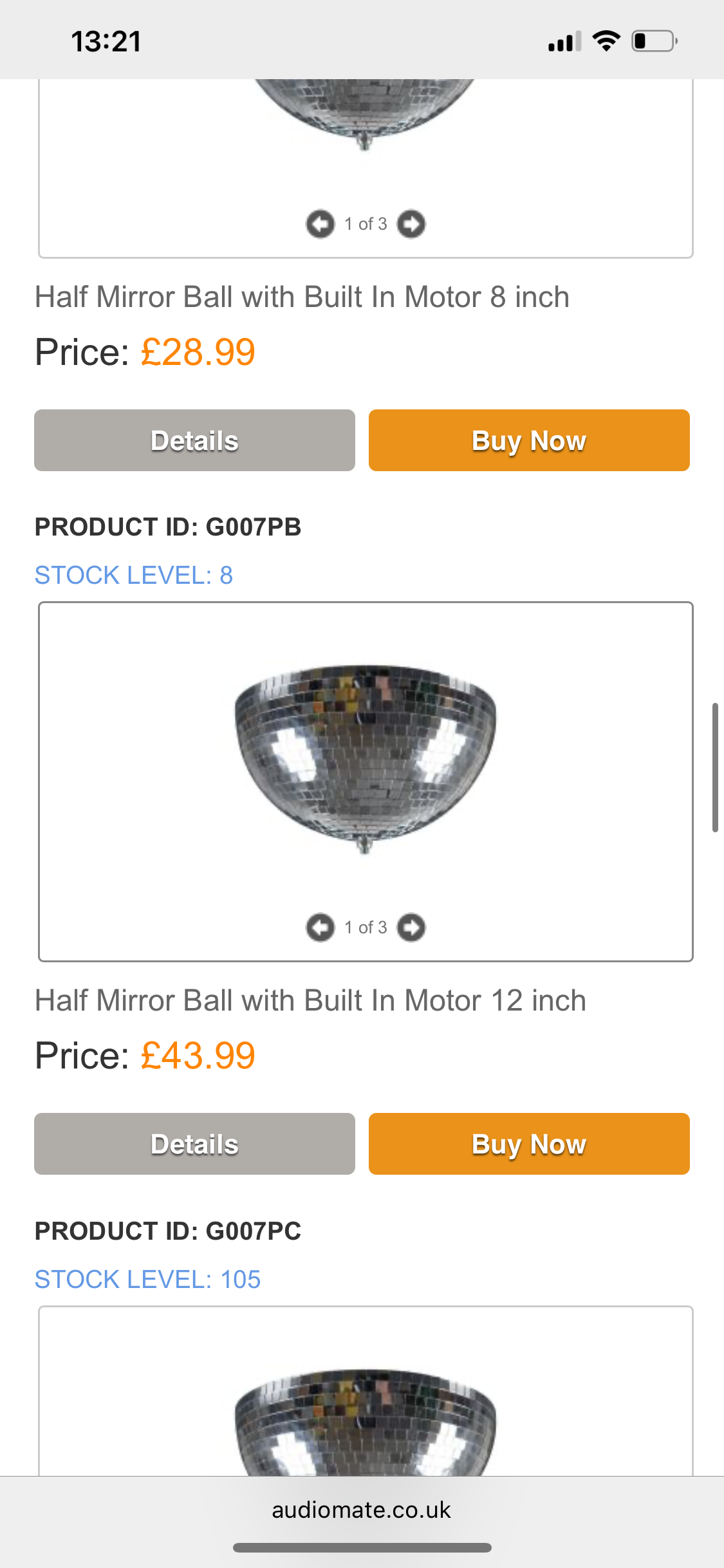 Vintage 1960's bedside drawers