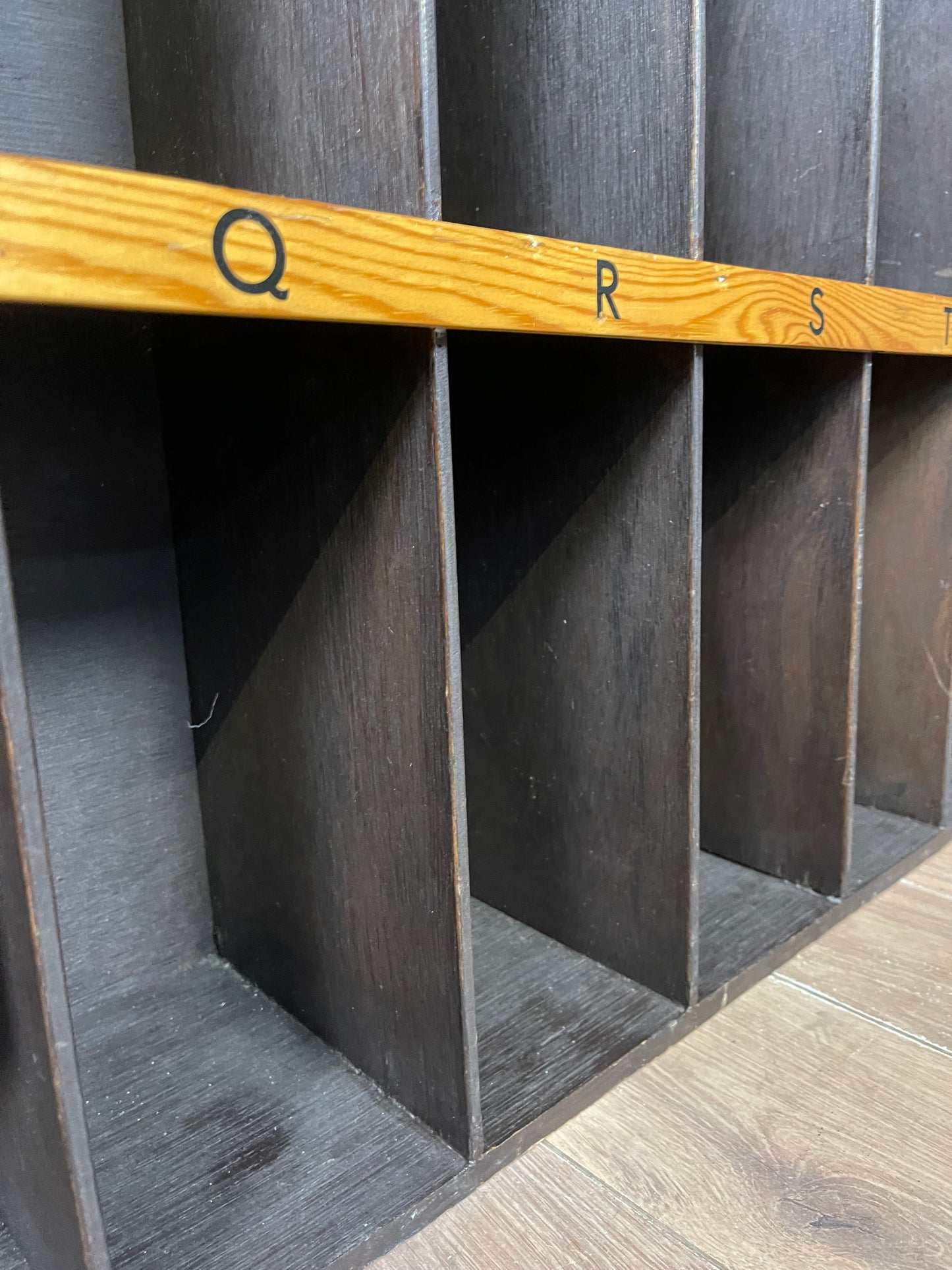 Vintage church pigeon holes