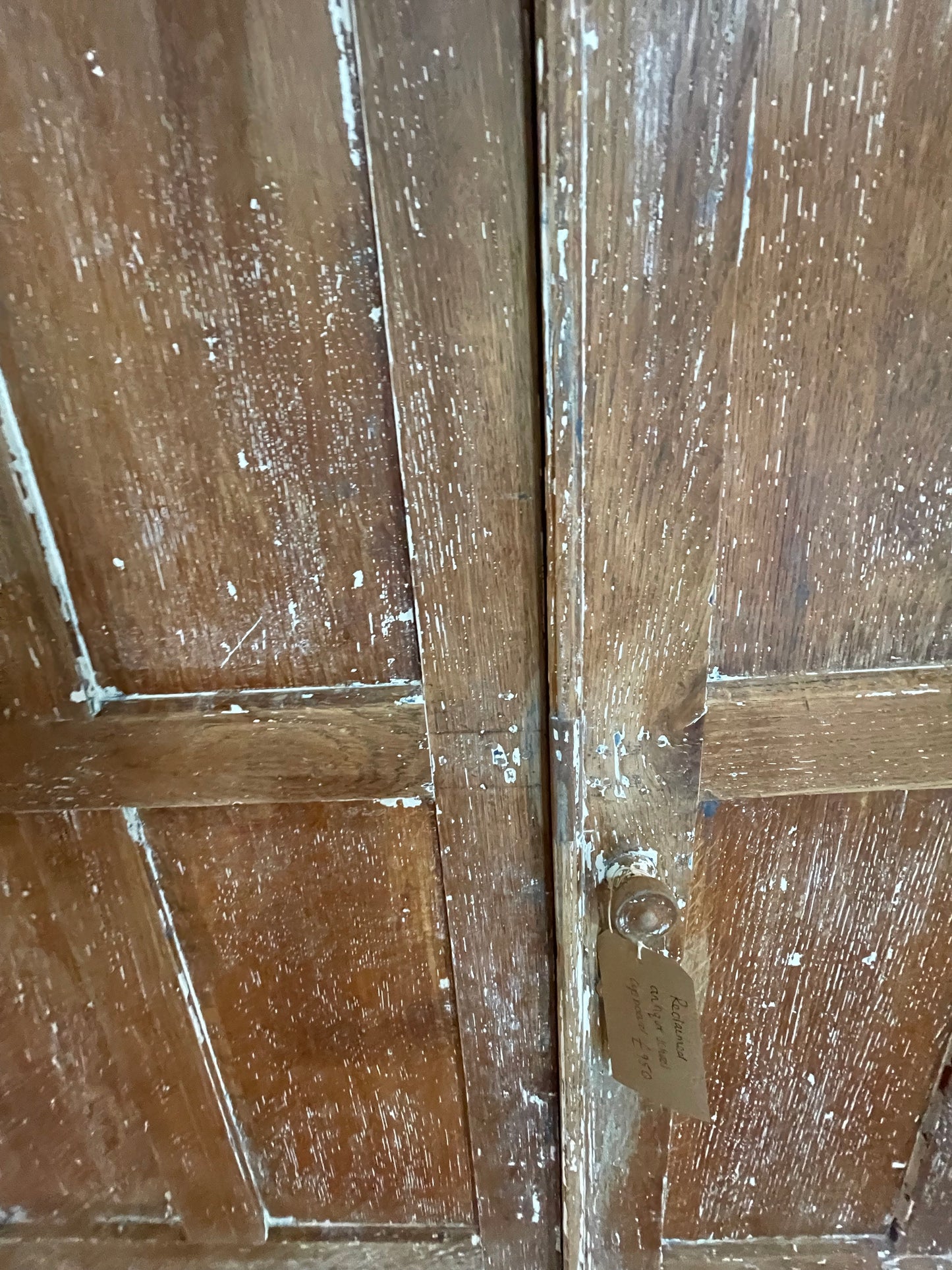 Antique school cupboard