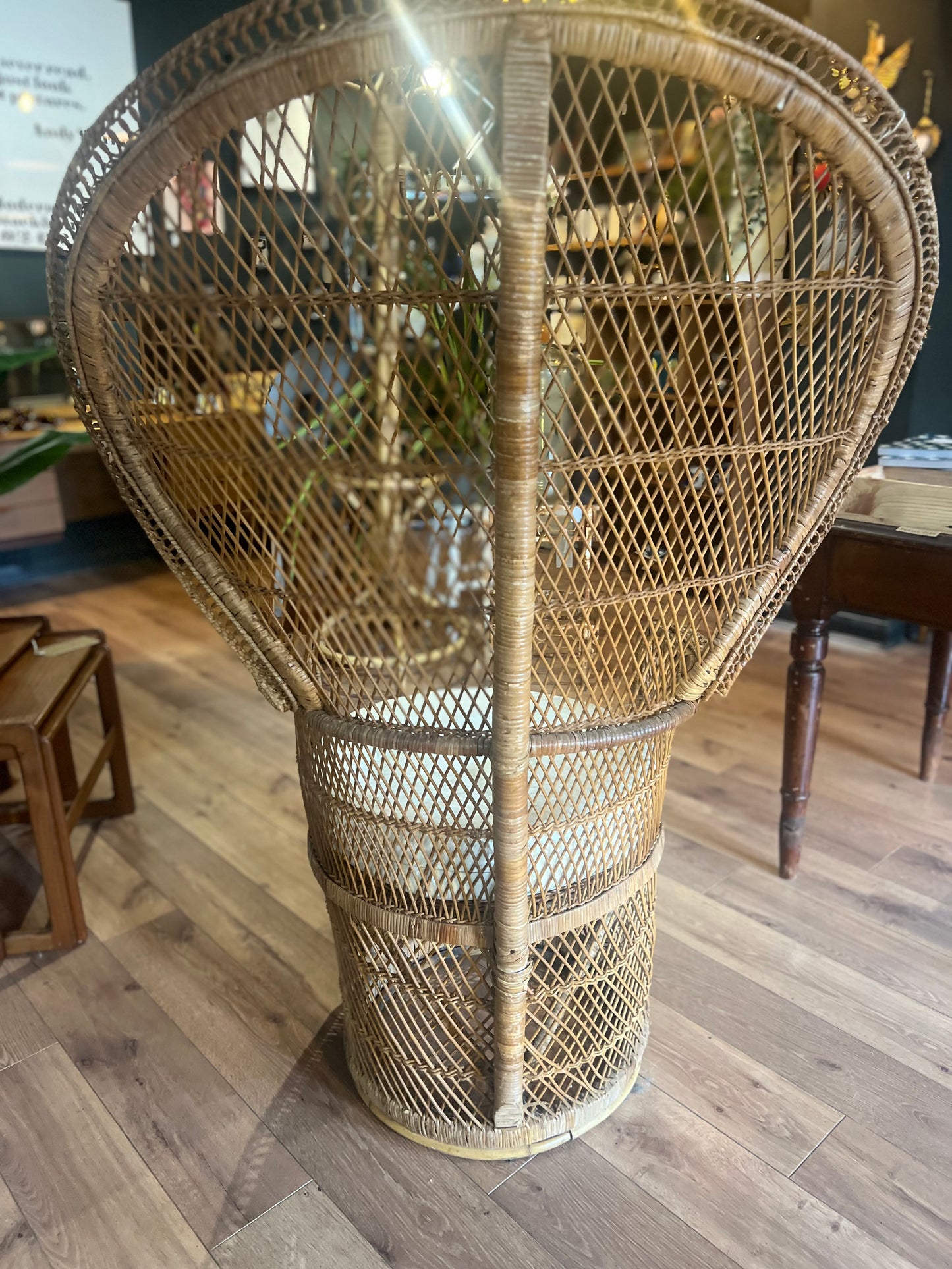 Original 1970's peacock chair