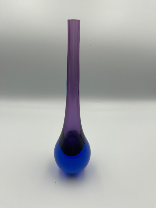 Midcentury Murano Glass teardrop bud vase