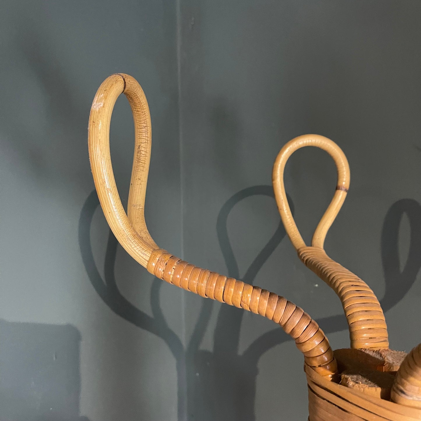 Vintage bamboo hat stand