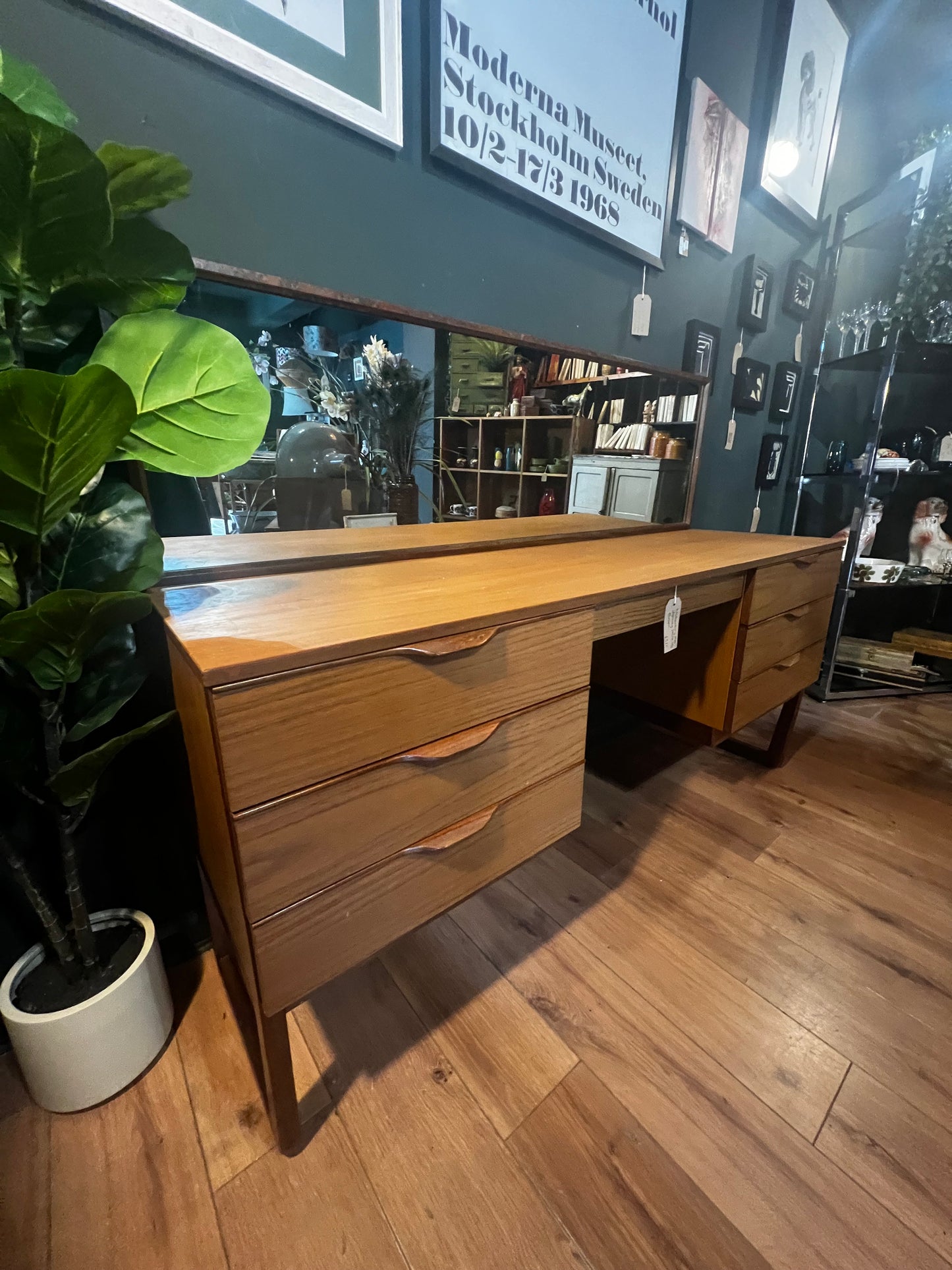 Europa teak midcentury dressing table