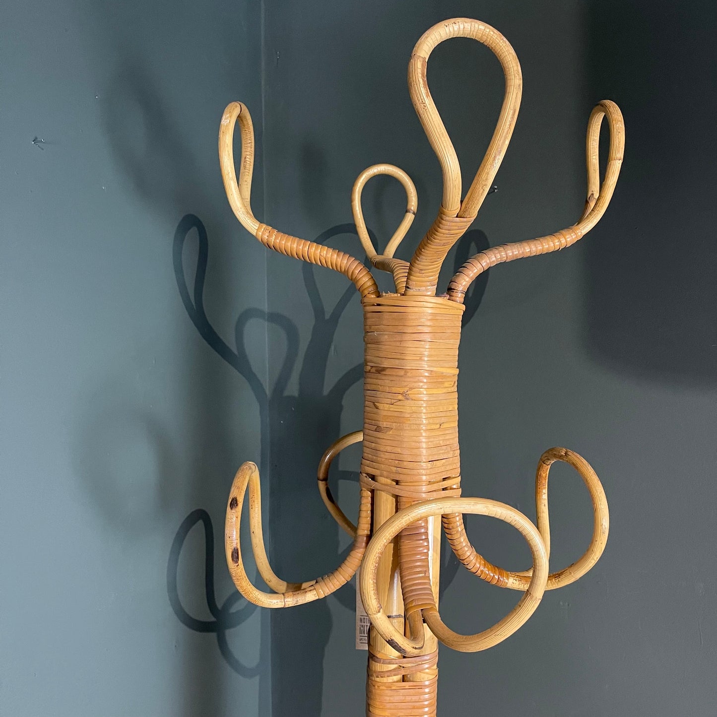 Vintage bamboo hat stand