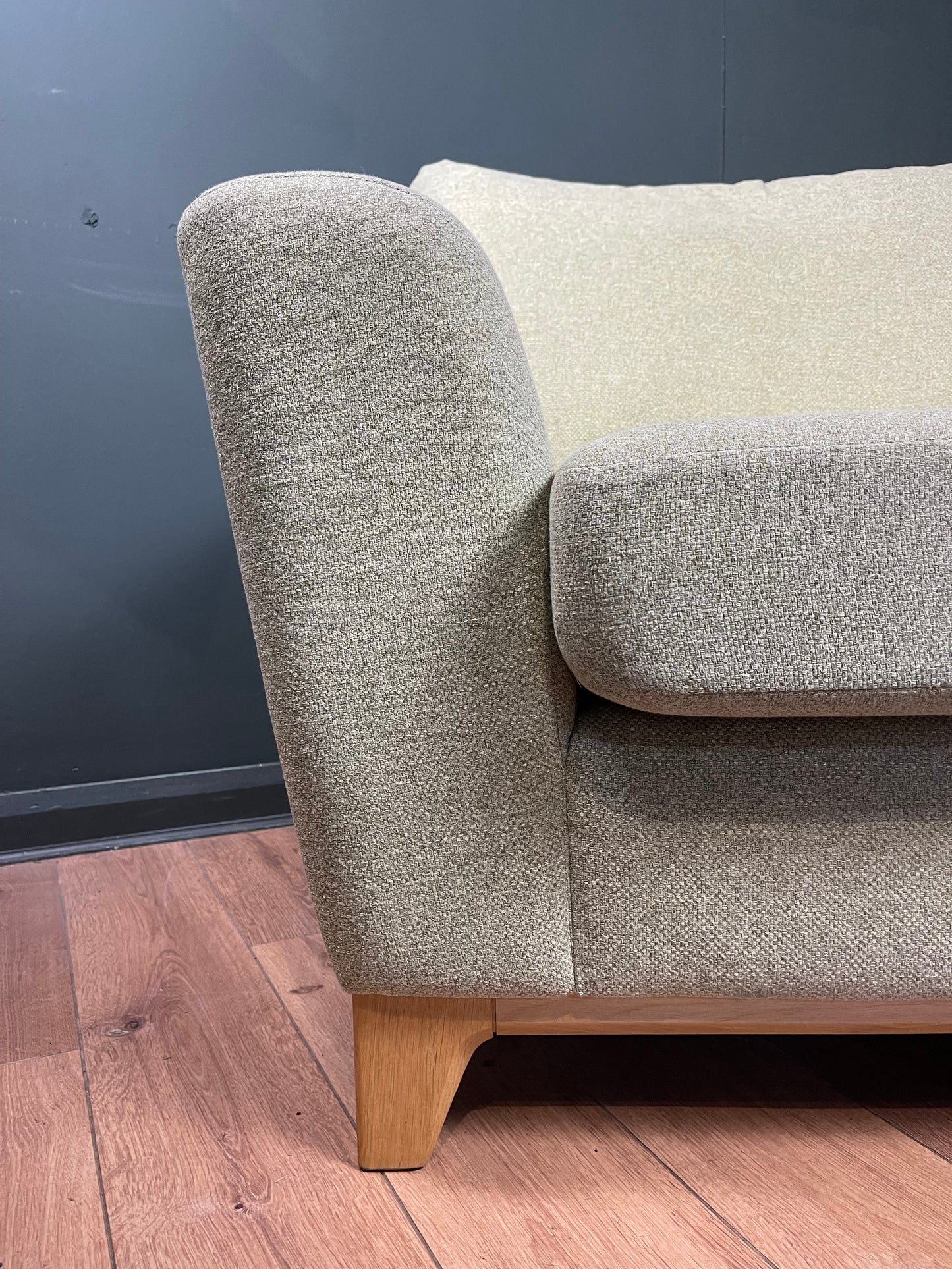Ercol Novara pale green armchair