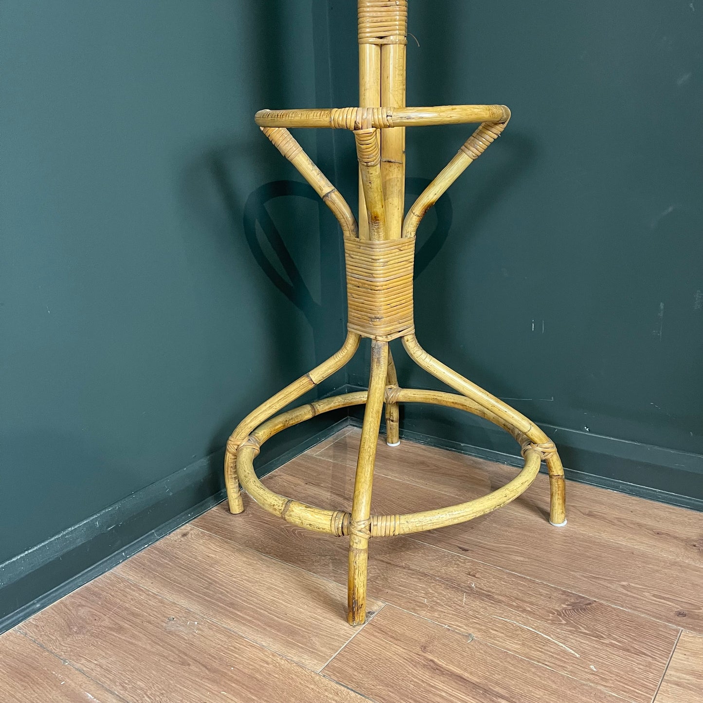 Vintage bamboo hat stand