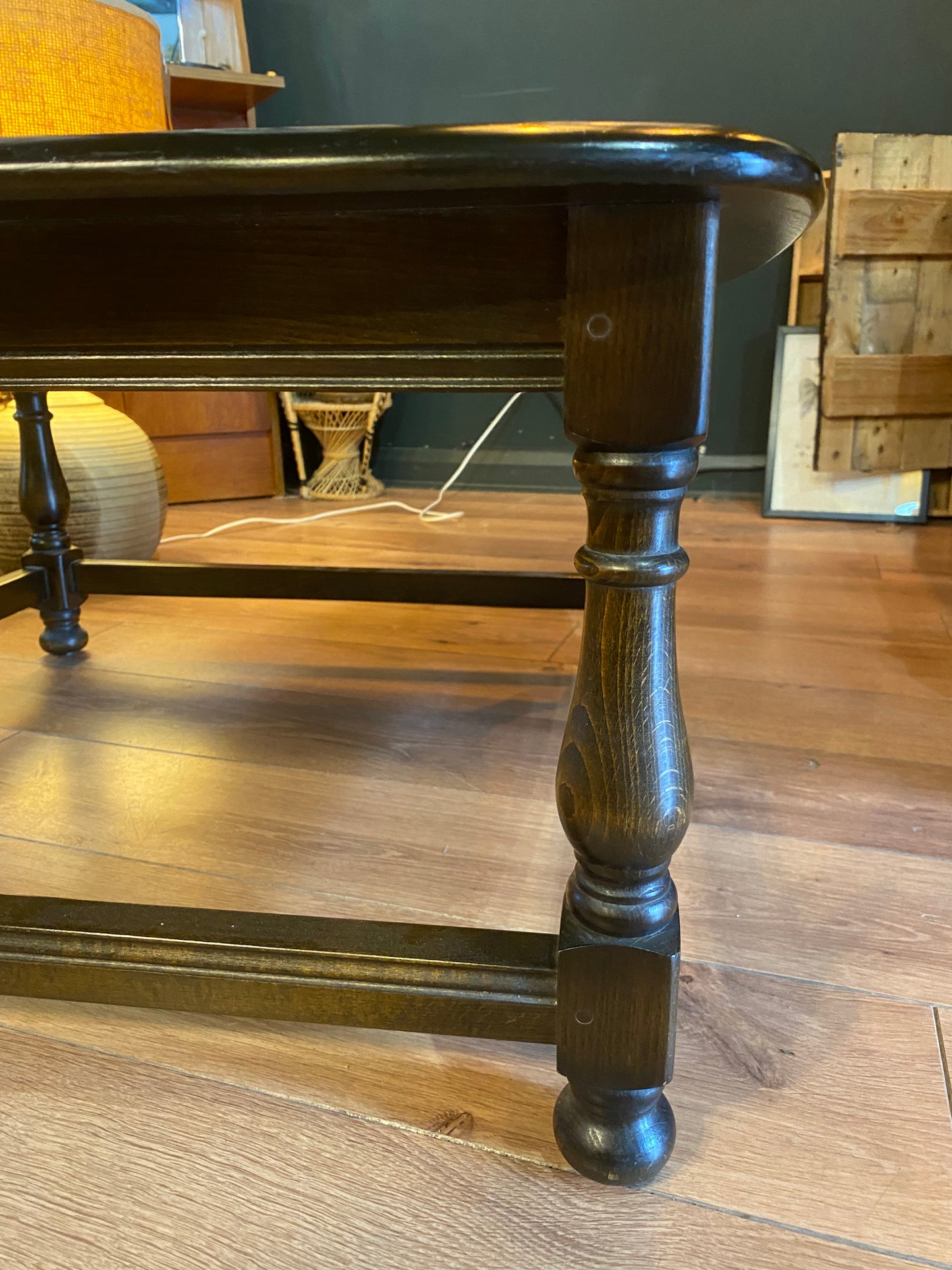 Ercol Colonial square table model 711