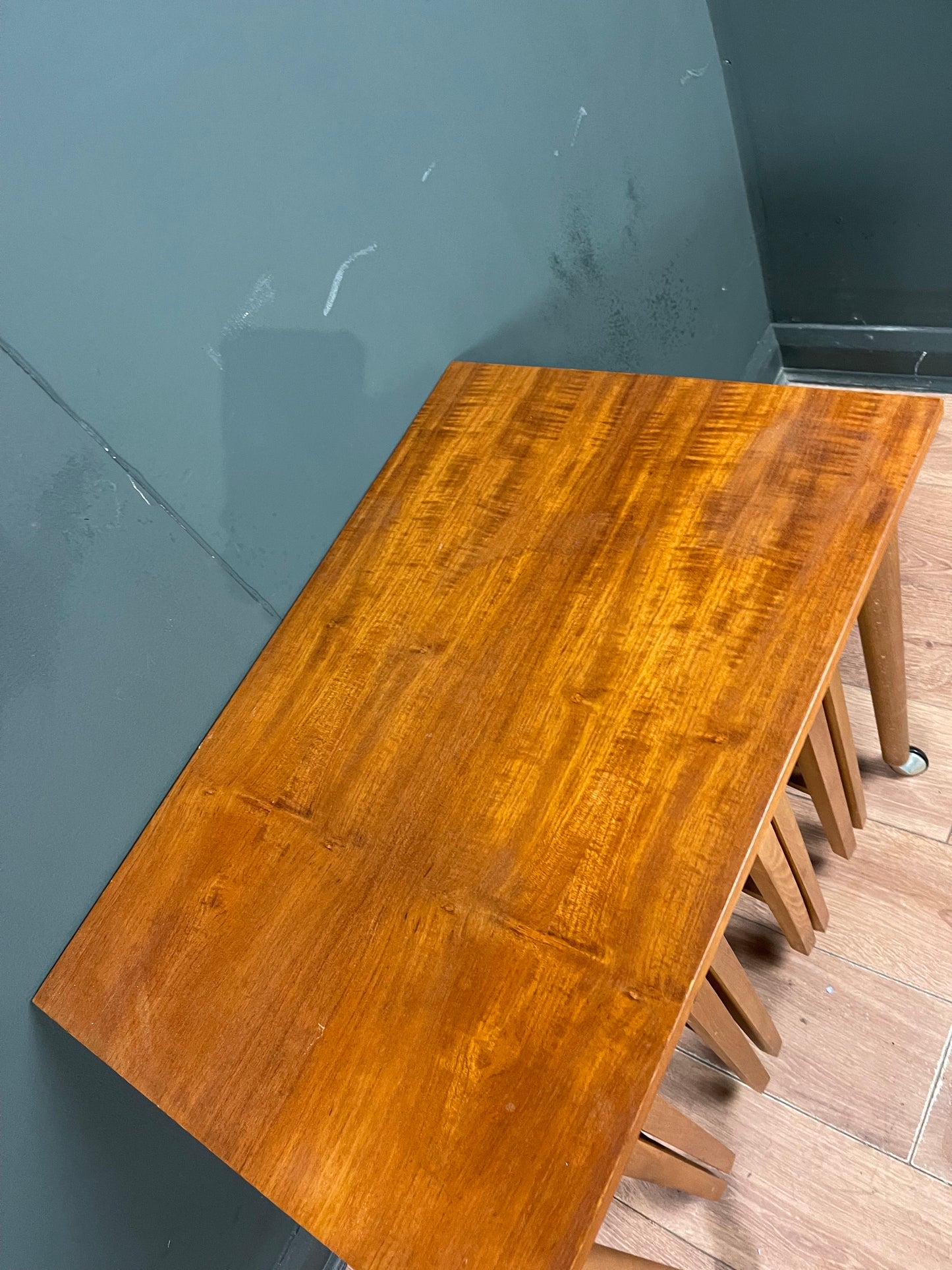 Midcentury 1960s nest of tables by Paul Hundevad