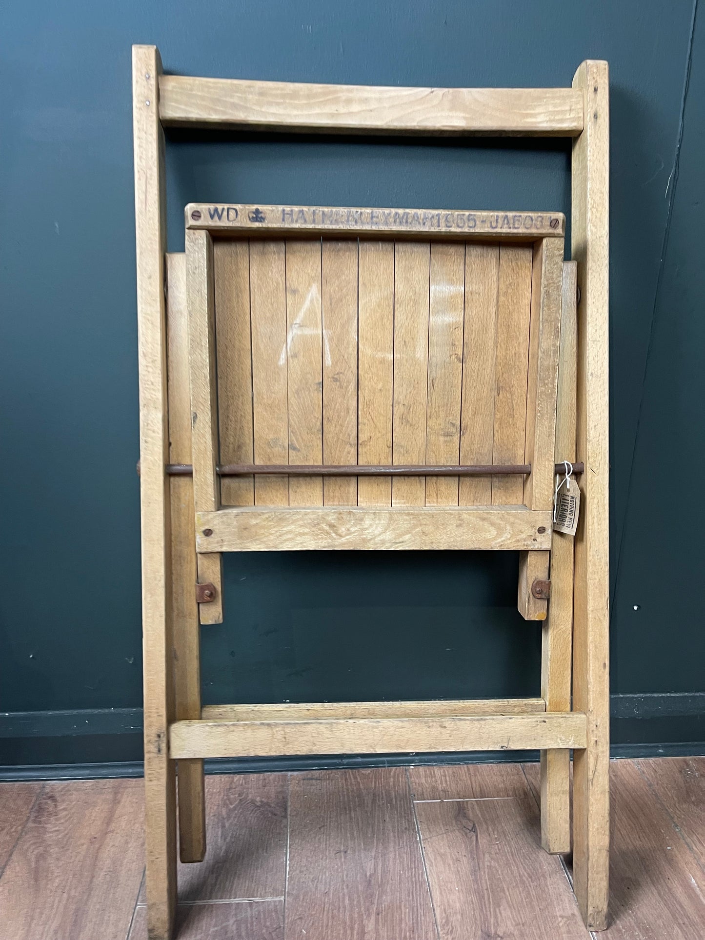 Vintage War Department folding chairs