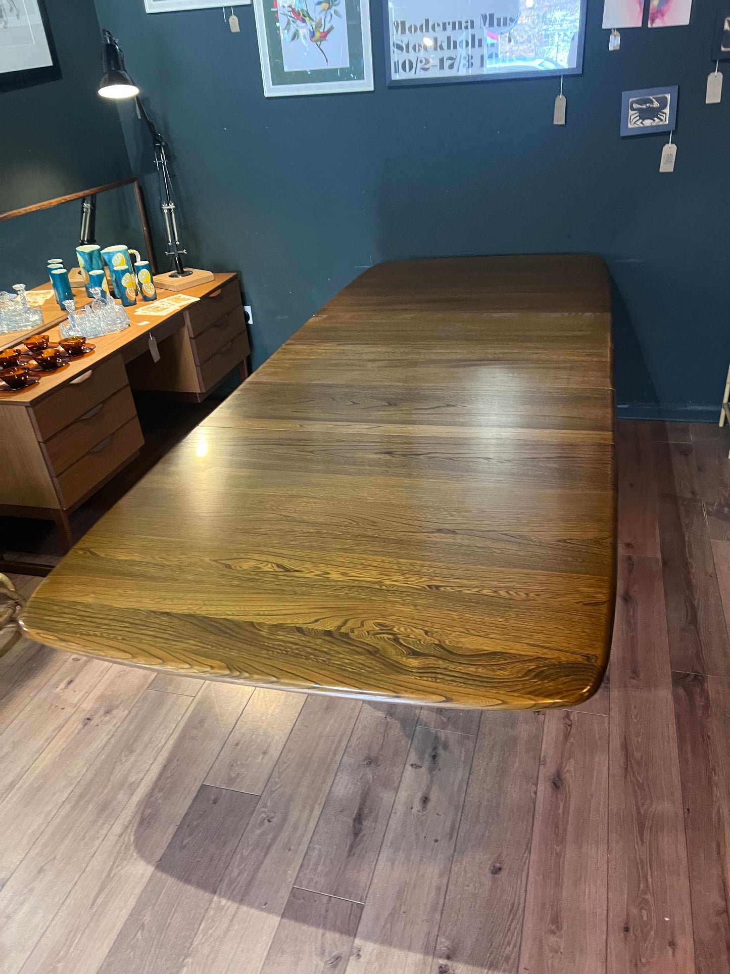 Ercol Dorchester extending dinning table Golden Dawn model 946
