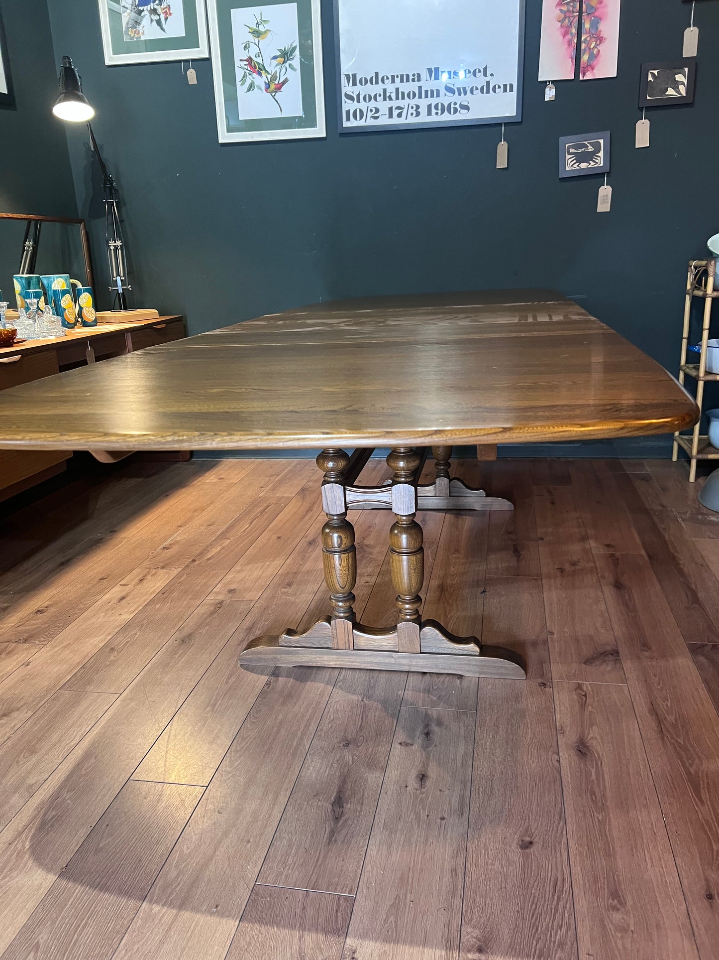 Ercol Dorchester extending dinning table Golden Dawn model 946