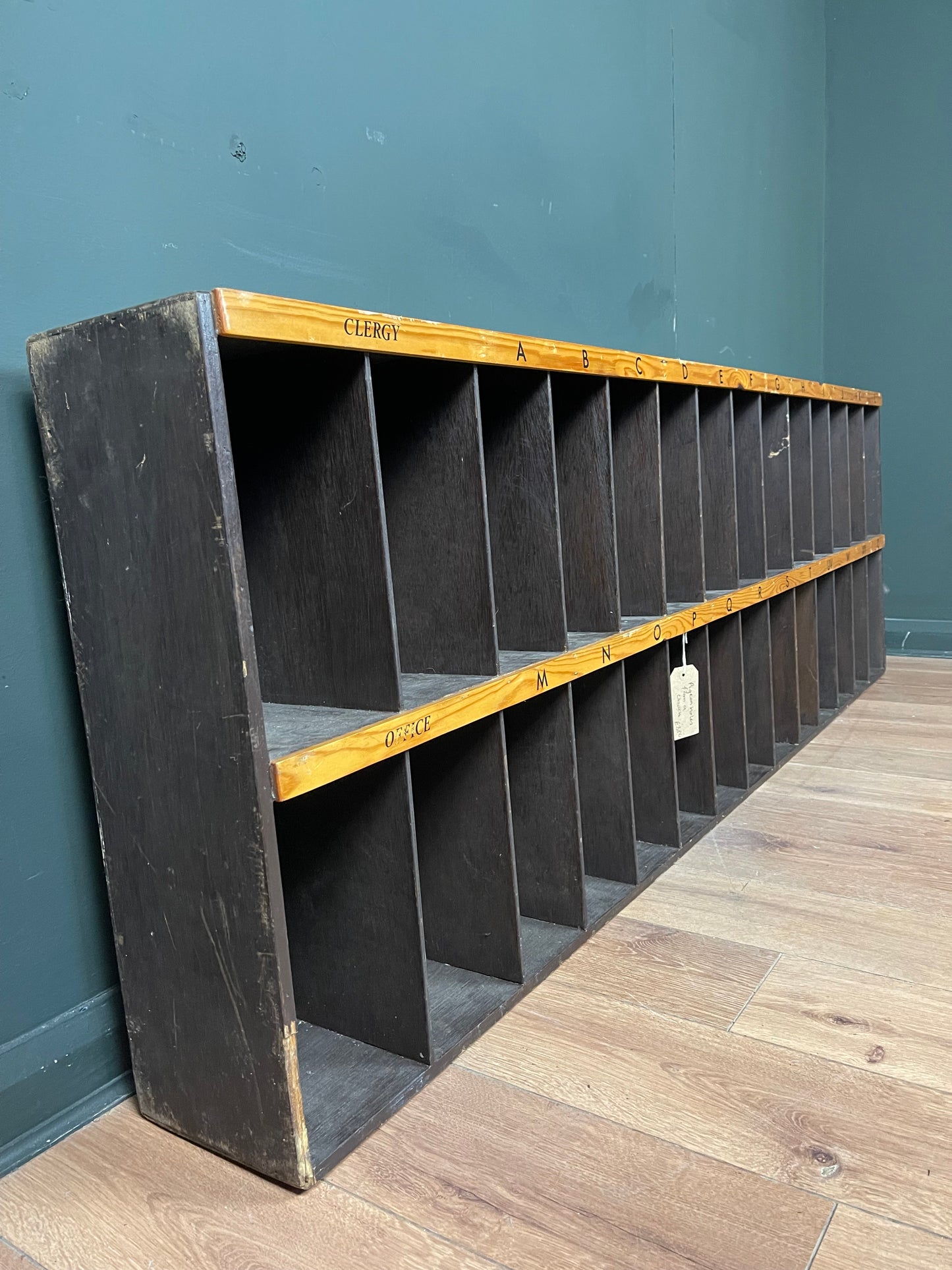 Vintage church pigeon holes