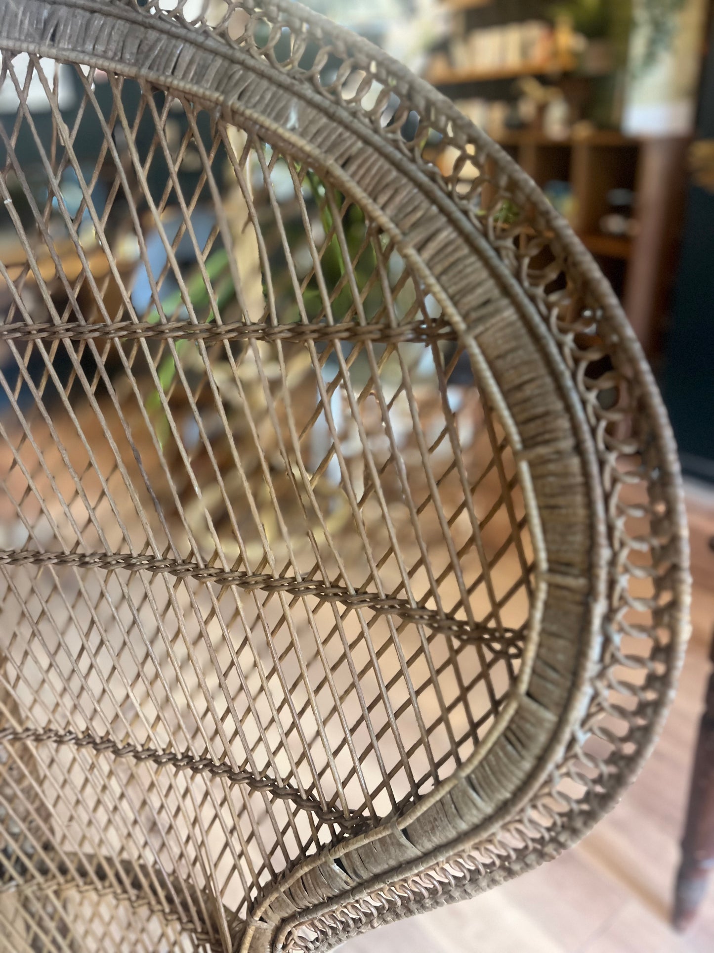 Original 1970's peacock chair