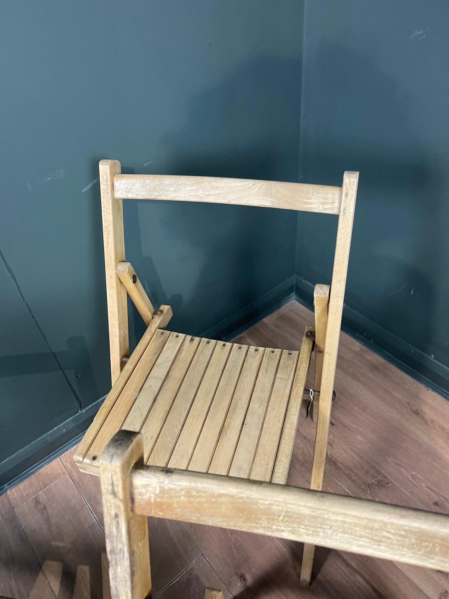 Vintage War Department folding chairs