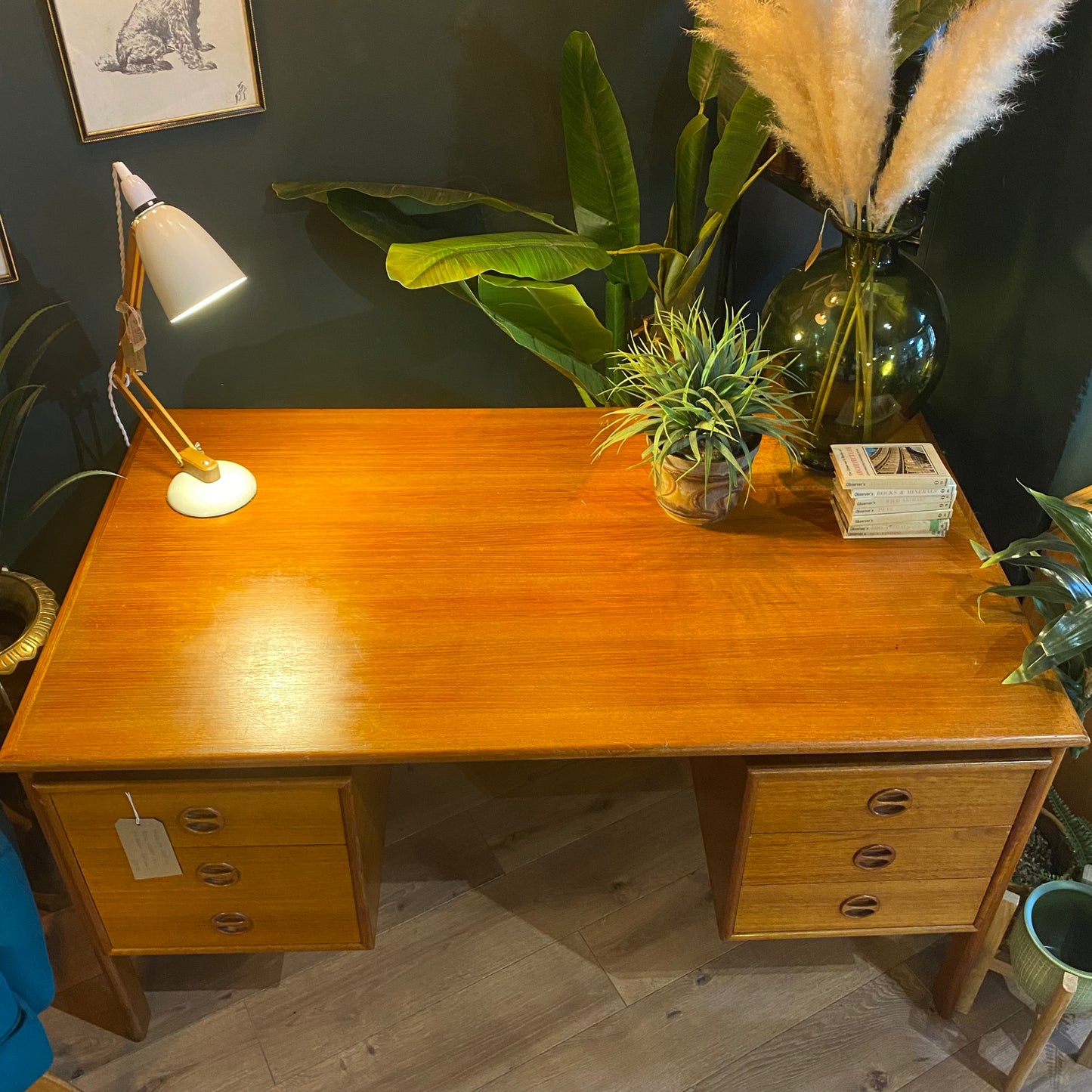 Danish Teak Midcentury desk by Arne Vodder