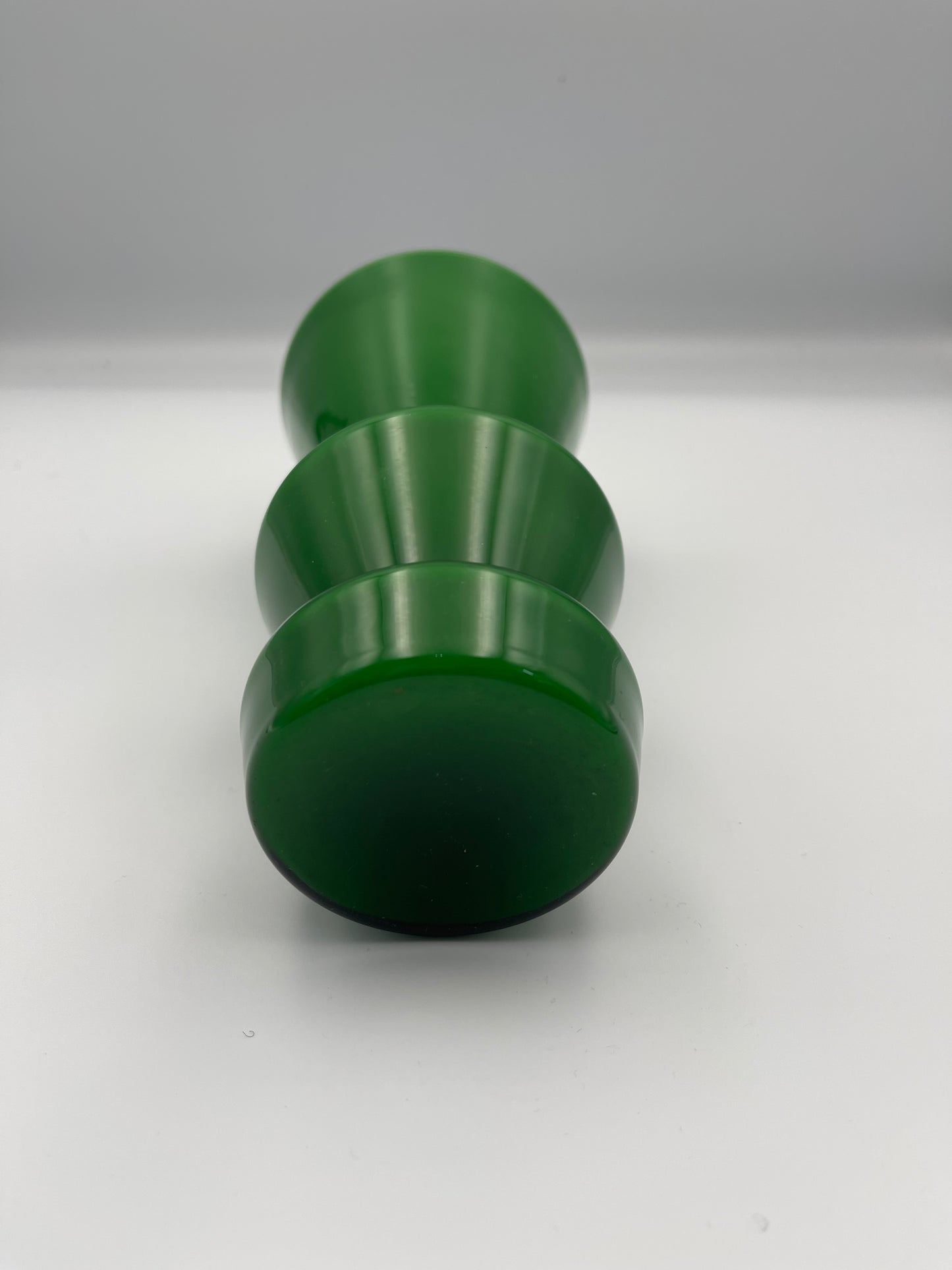 Lindshammer / Alstetbro Swedish Green Hopped cased Vase