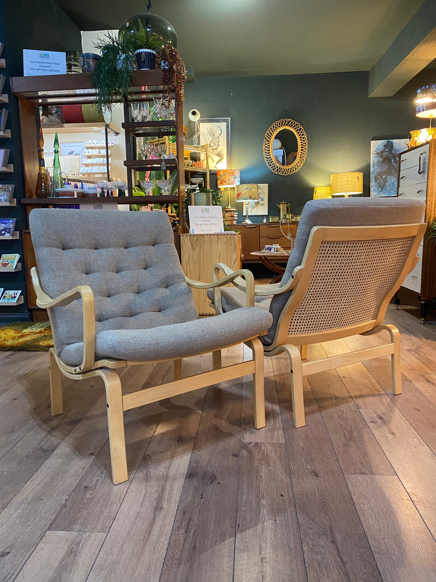 Vintage Swedish armchair by Bruno Matthson