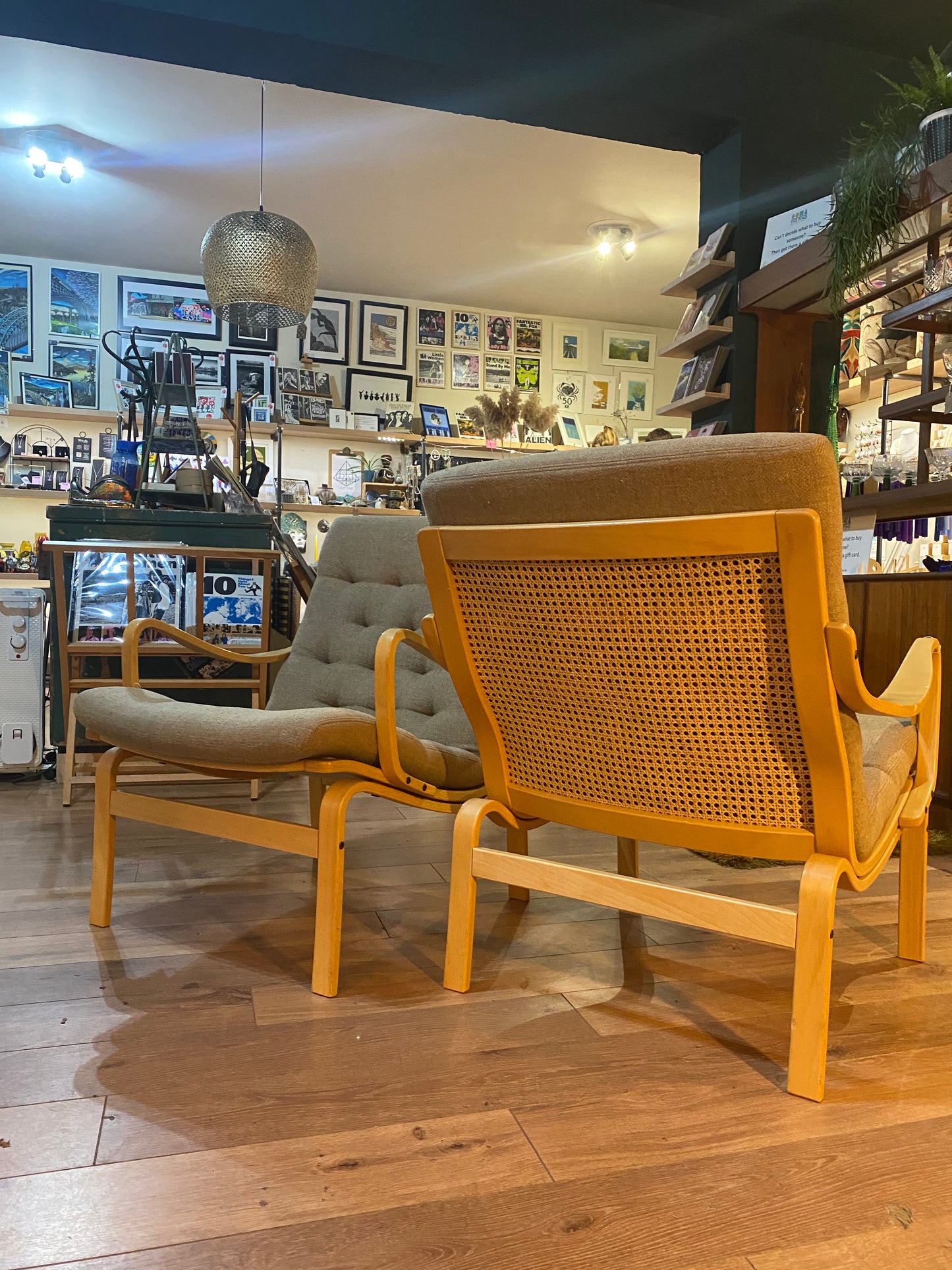 Vintage Swedish armchair by Bruno Matthson