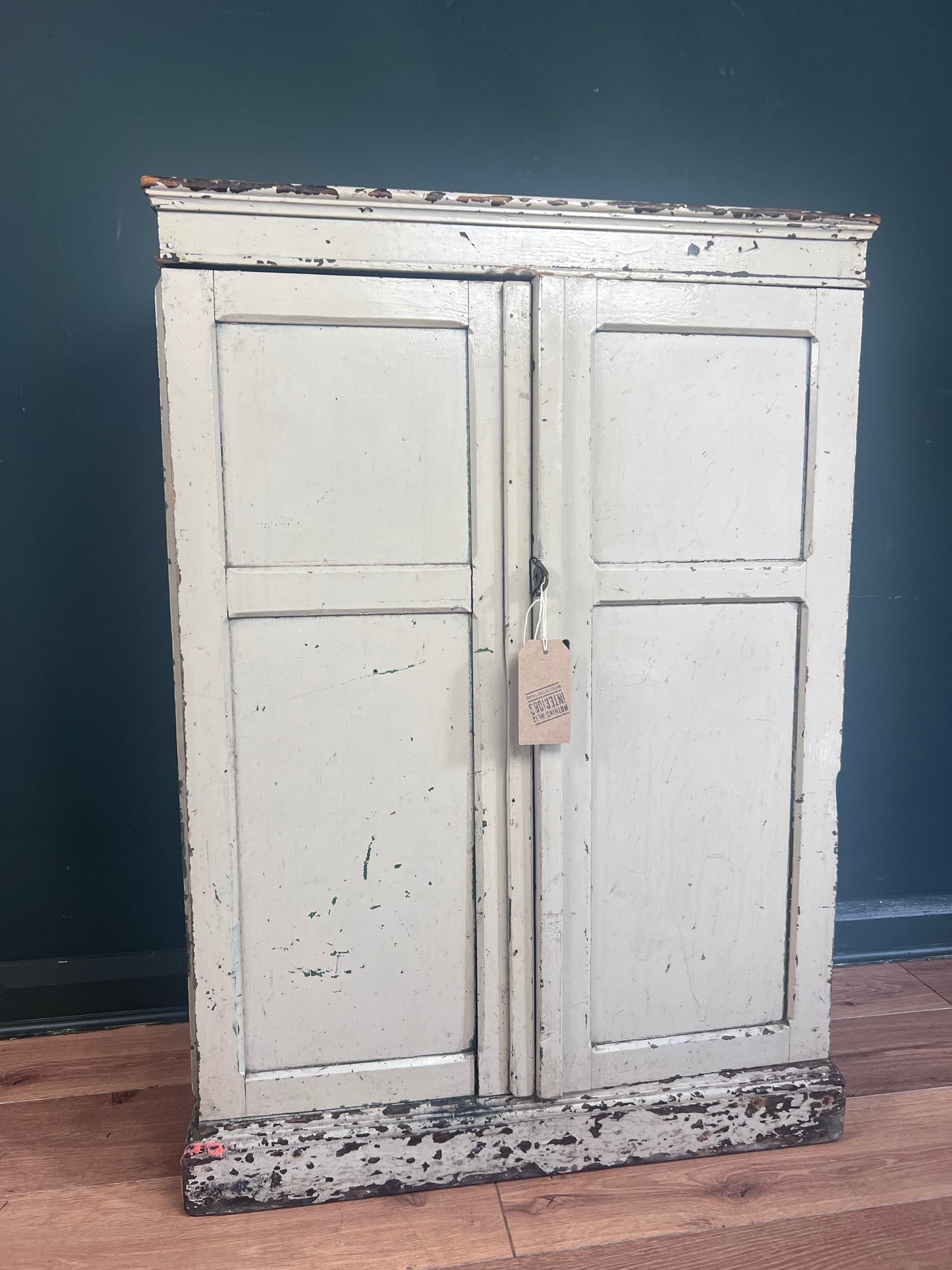 Antique bible cupboard old paint and beautiful patina