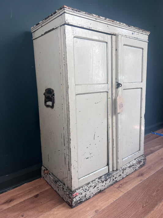 Antique bible cupboard old paint and beautiful patina