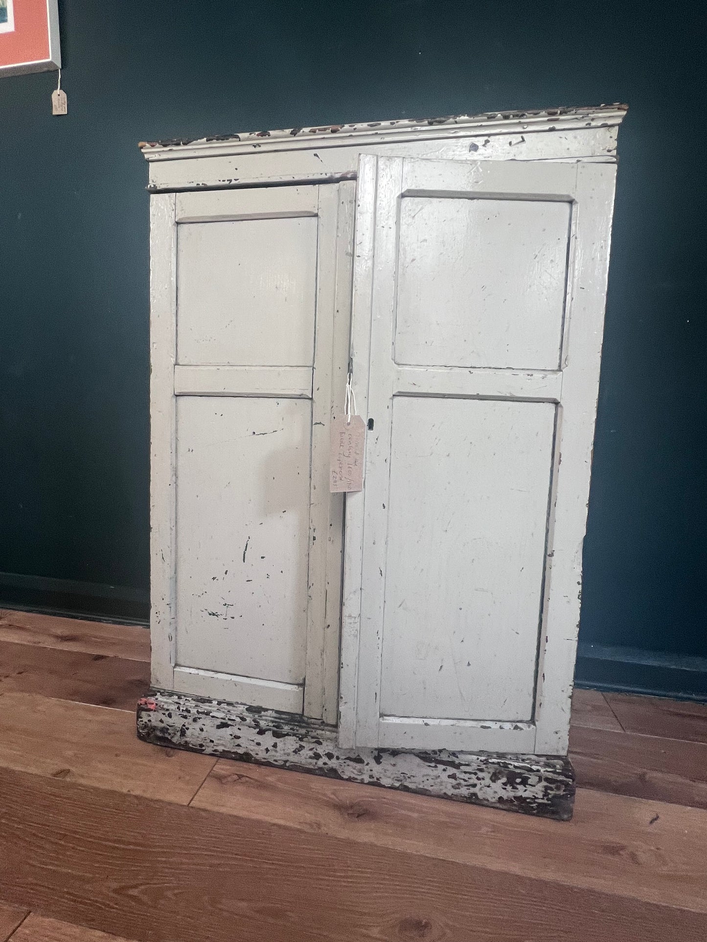 Antique bible cupboard old paint and beautiful patina
