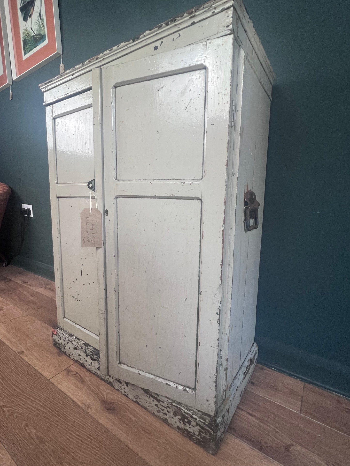 Antique bible cupboard old paint and beautiful patina