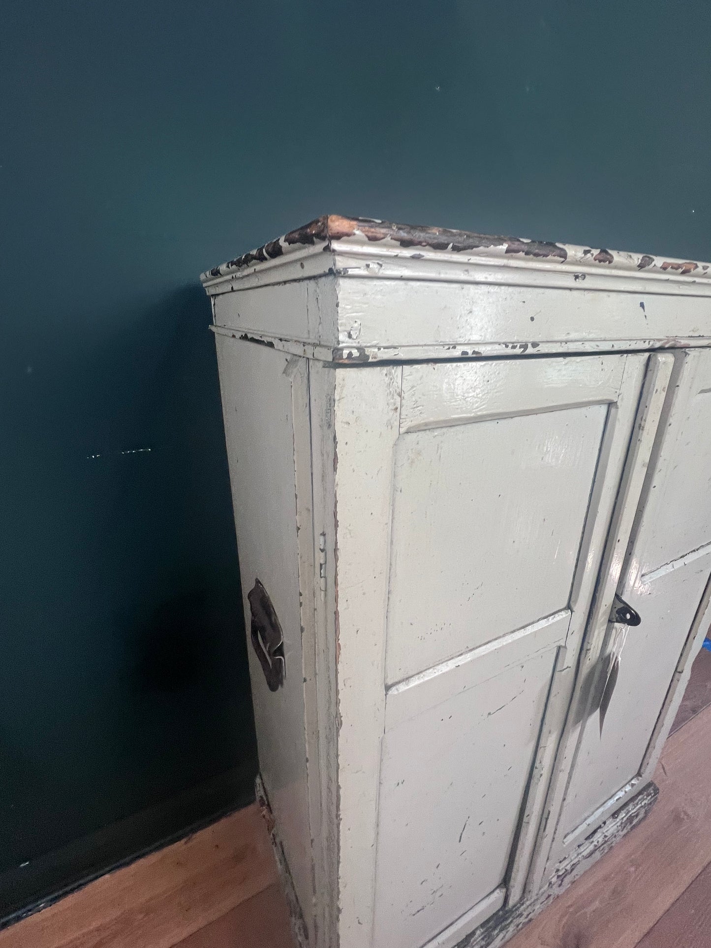 Antique bible cupboard old paint and beautiful patina
