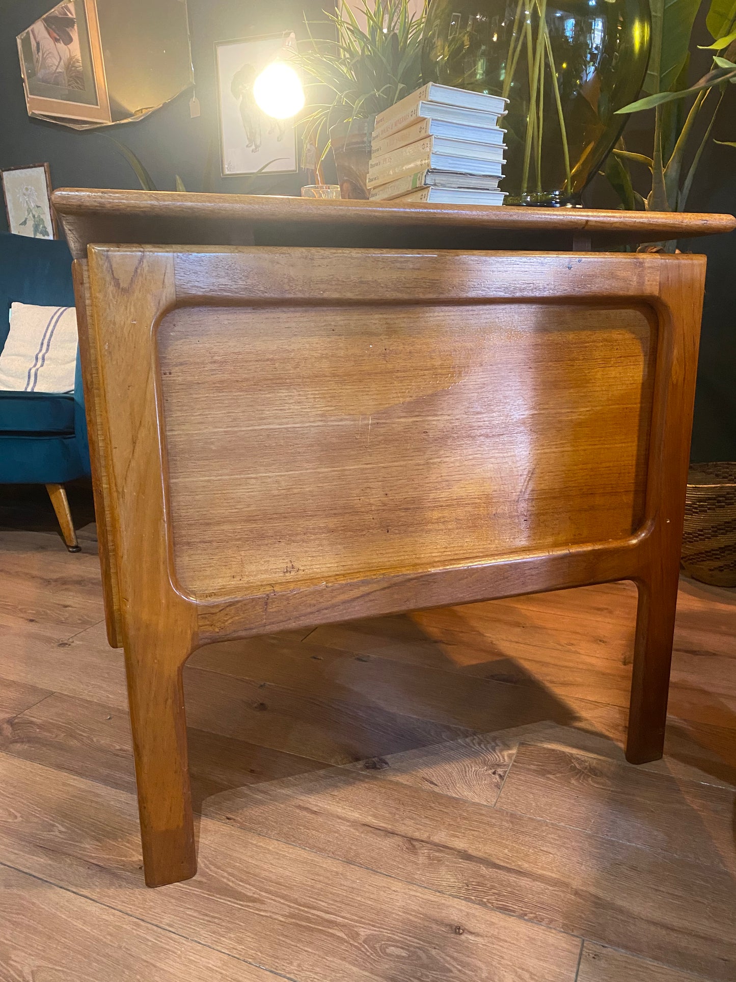 Danish Teak Midcentury desk by Arne Vodder