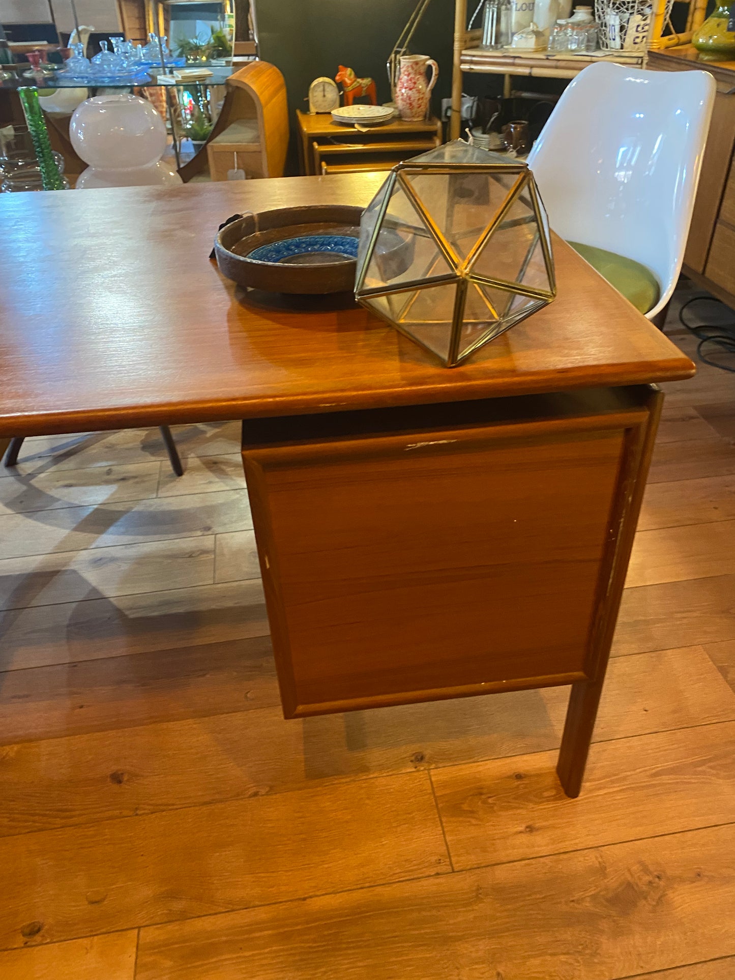 Danish Teak Midcentury desk by Arne Vodder