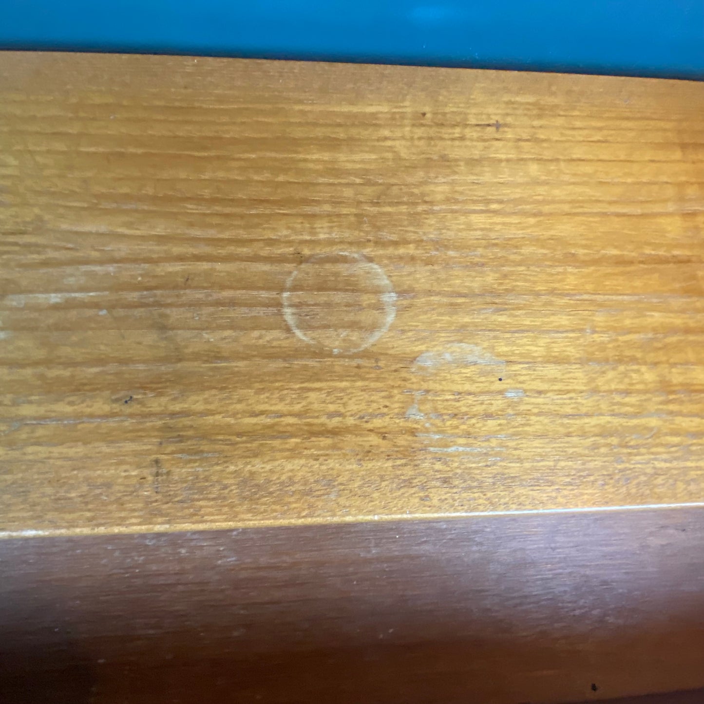 Small teak Parket Knoll Midcentury cabinet