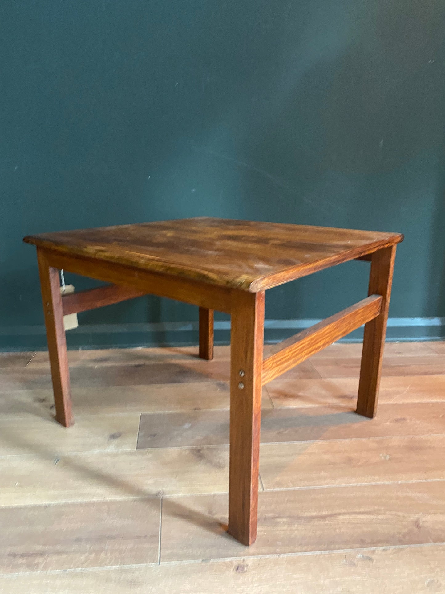Teak Capella Illum Wikkelso Mid Century Danish coffee table