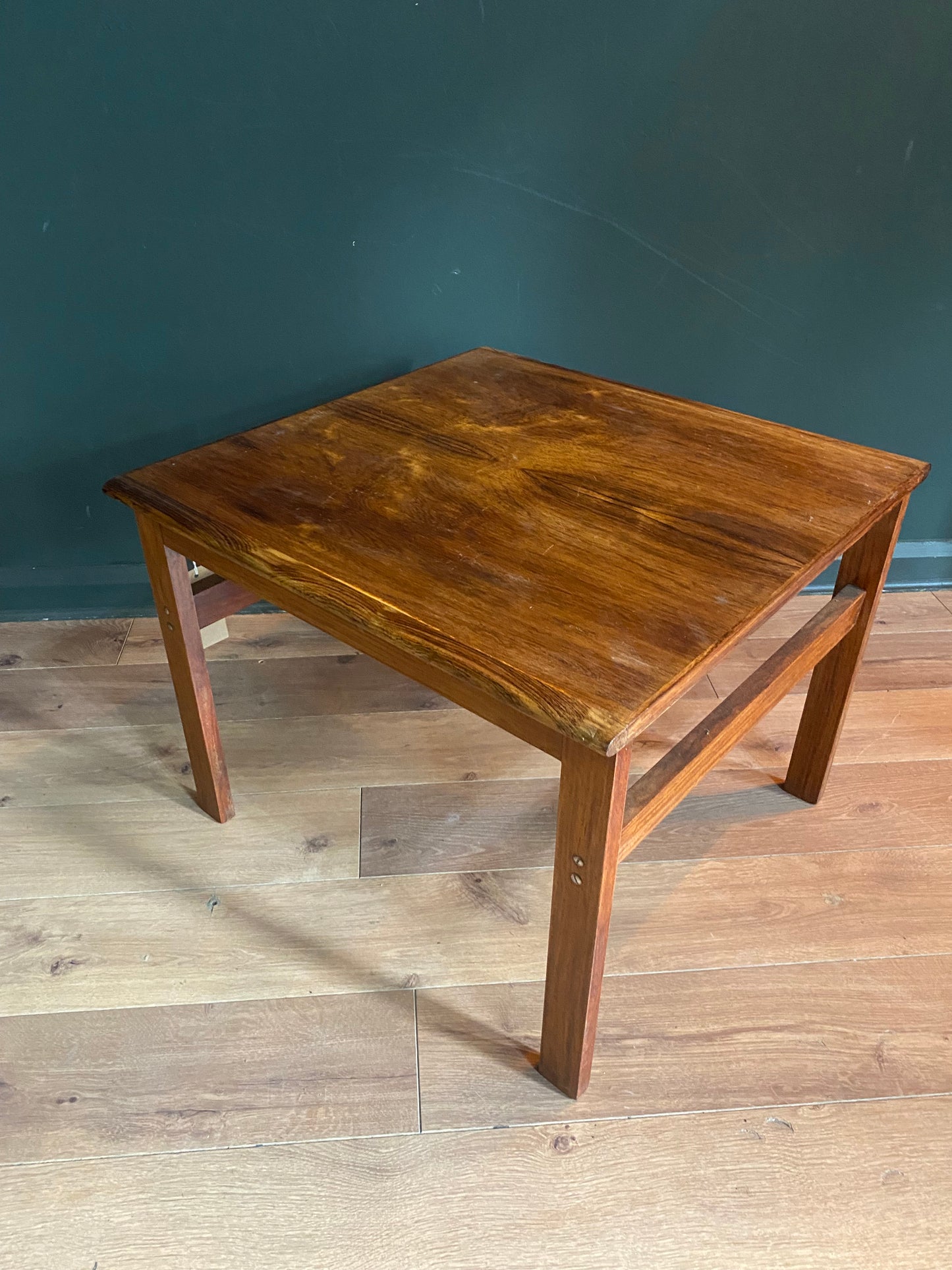Teak Capella Illum Wikkelso Mid Century Danish coffee table